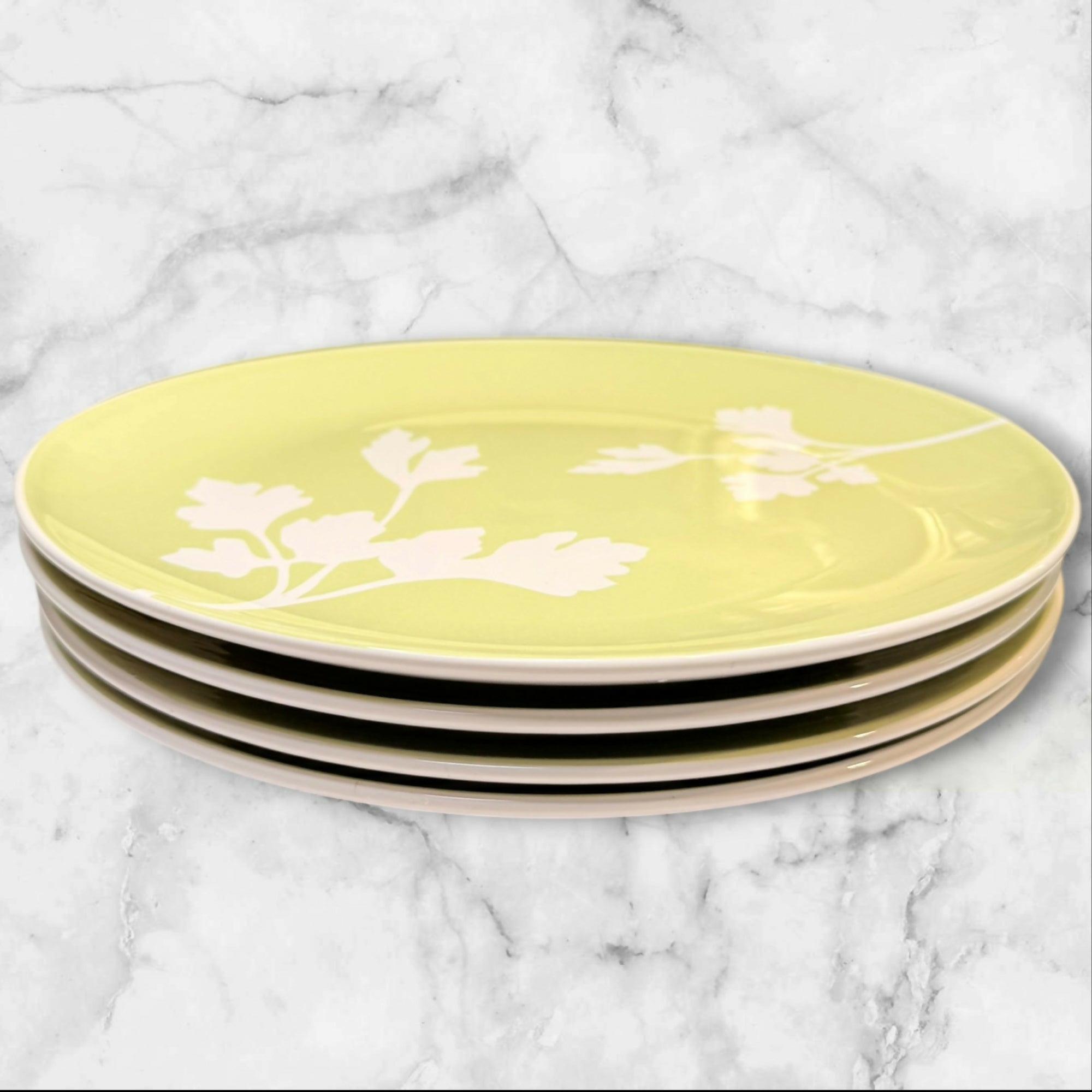 IKEA Vintage Portugal Floral Dinner Plates | Set of 4 | Excellent Condition