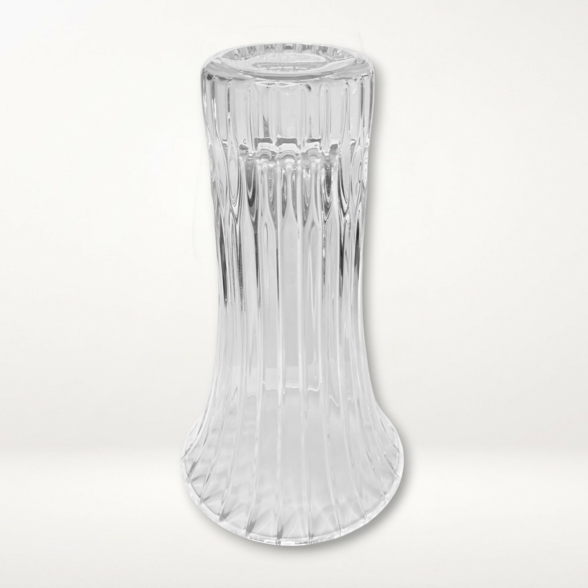 Mikasa Park Lane Crystal Flower Vase 10 Inch Clear Excellent Condition