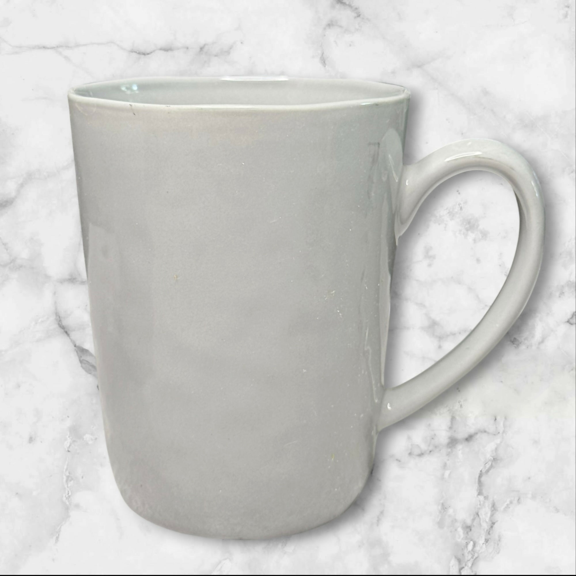 Crate & Barrel Mercer Grey Stoneware Mugs | Set of 2 | Excellent Condition