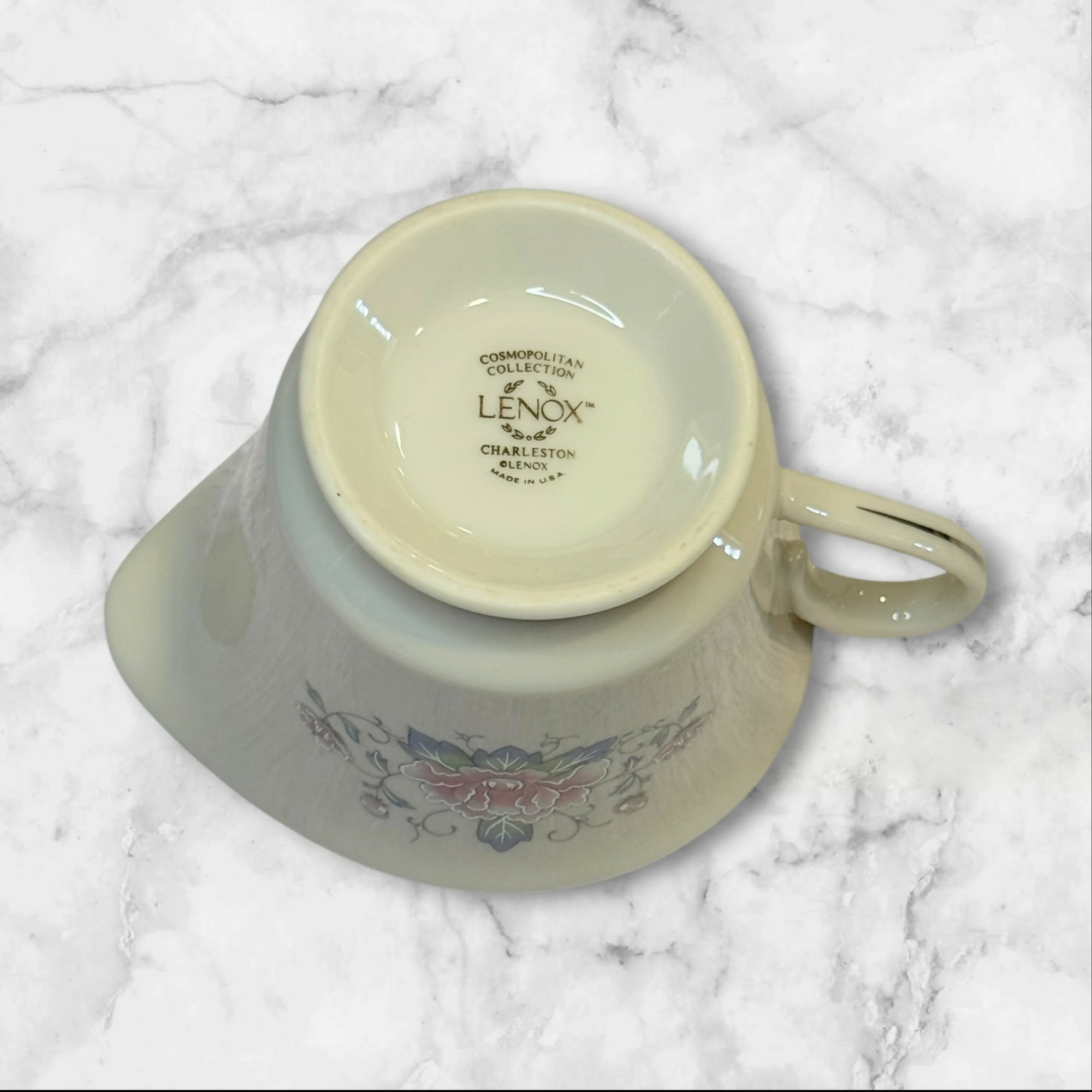 Lenox Charleston Creamer & Covered Sugar Bowl Set | Excellent Condition