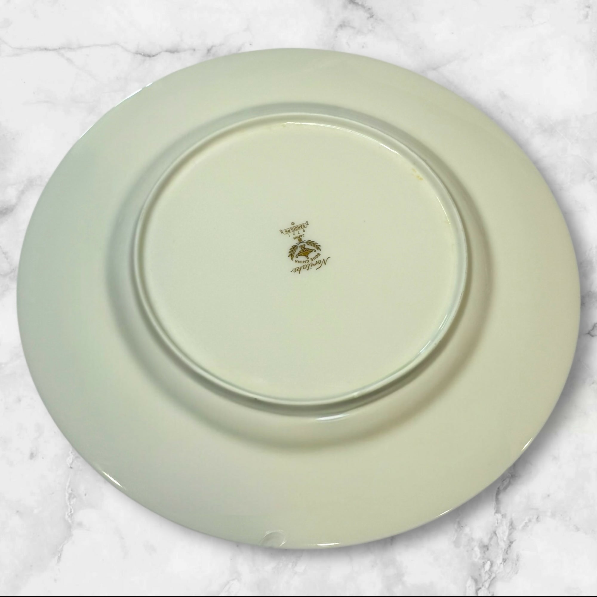 Noritake Randolph Blue Floral Dinner Plates | Set of 4 | Good Condition