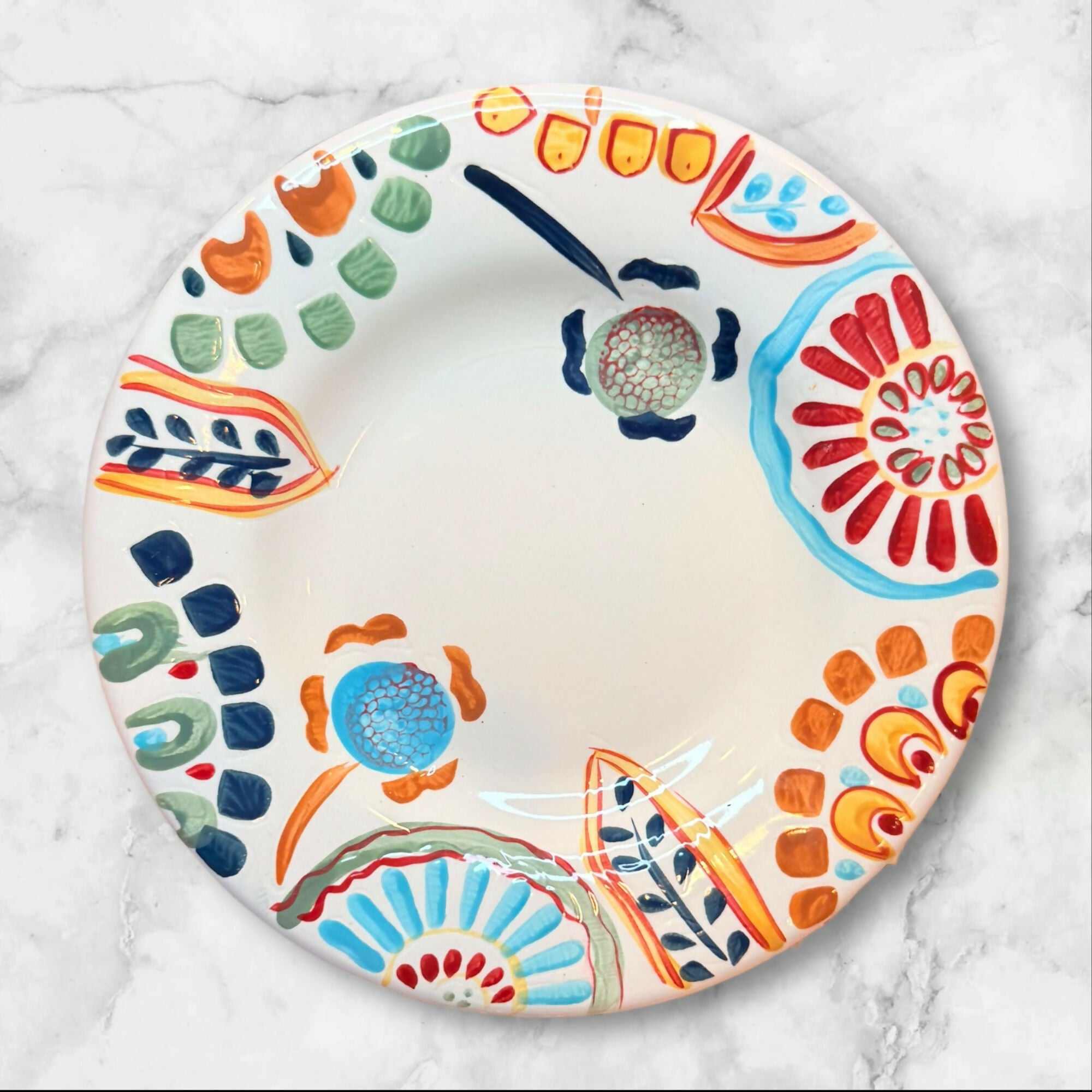 Home Zinnia Dinner & Salad Plates Set of 4 | Discontinued | EUC