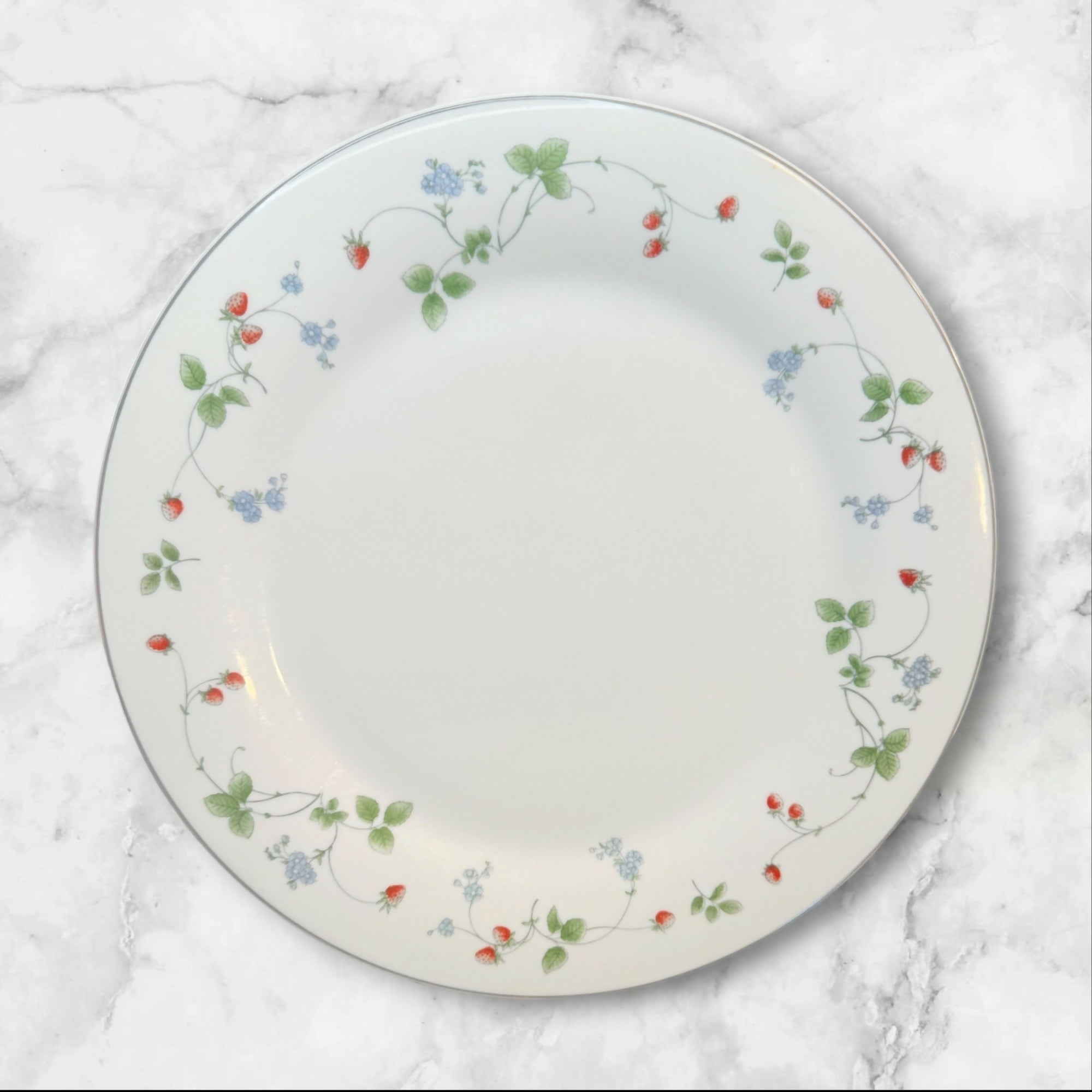 Royal Doulton Strawberry Fayre Pink Dinner Plates | Set of 4 | Excellent
