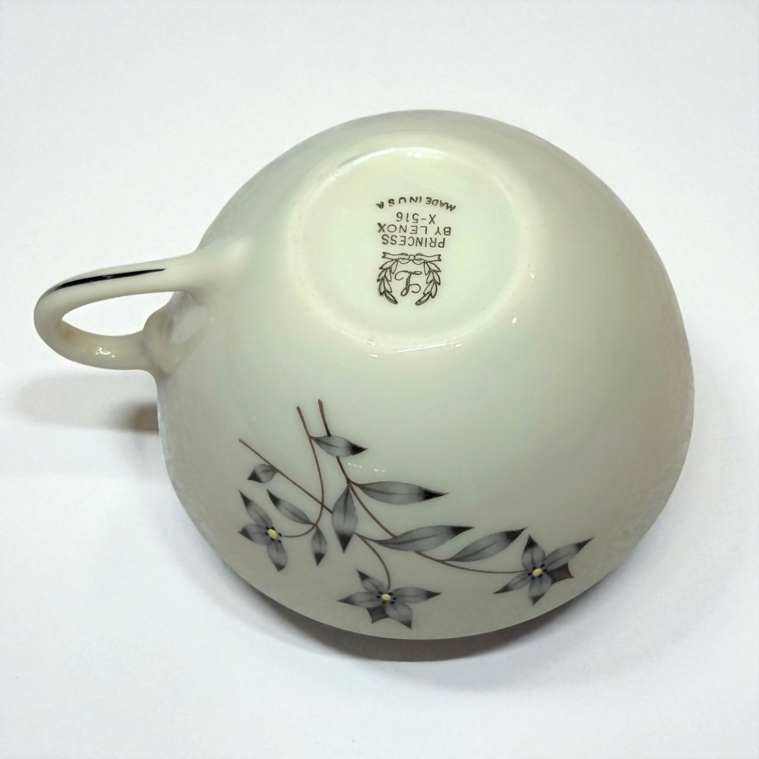 Lenox Princess Flat Cream Soup Bowl & Cup | Vintage Fine China | Excellent Condition