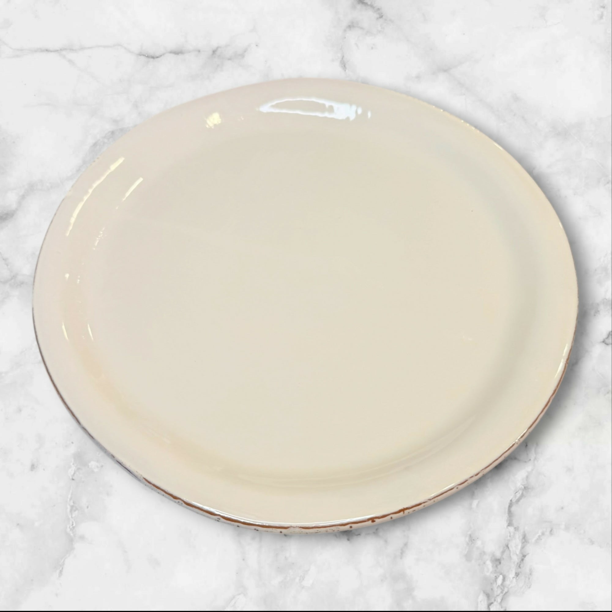 Vietri Italian Terracotta Rim Dinner Plates | Set of 4 | Excellent Condition