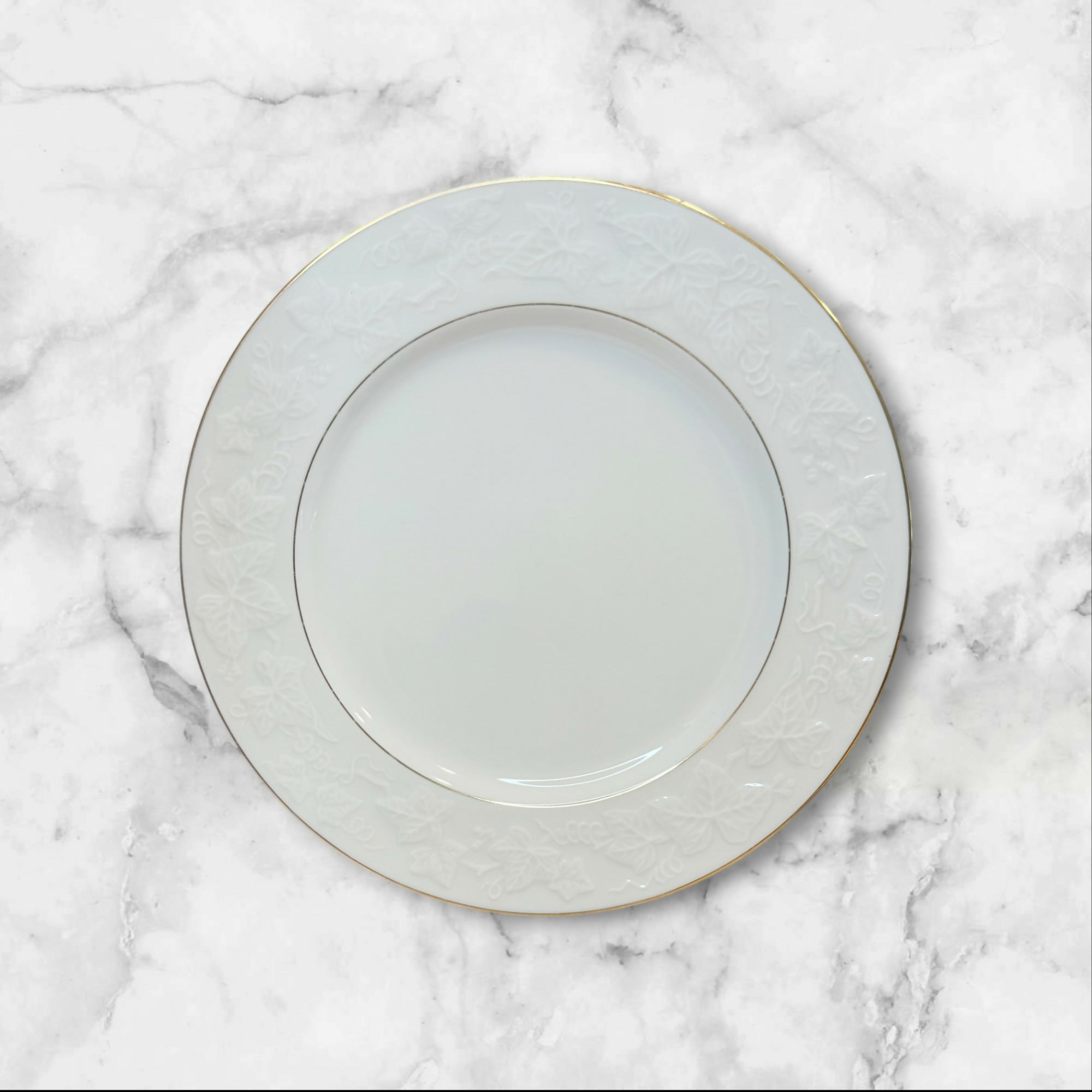 Noritake Halls of Ivy Gold Trim Salad Plates | Set of 4 | Good Condition