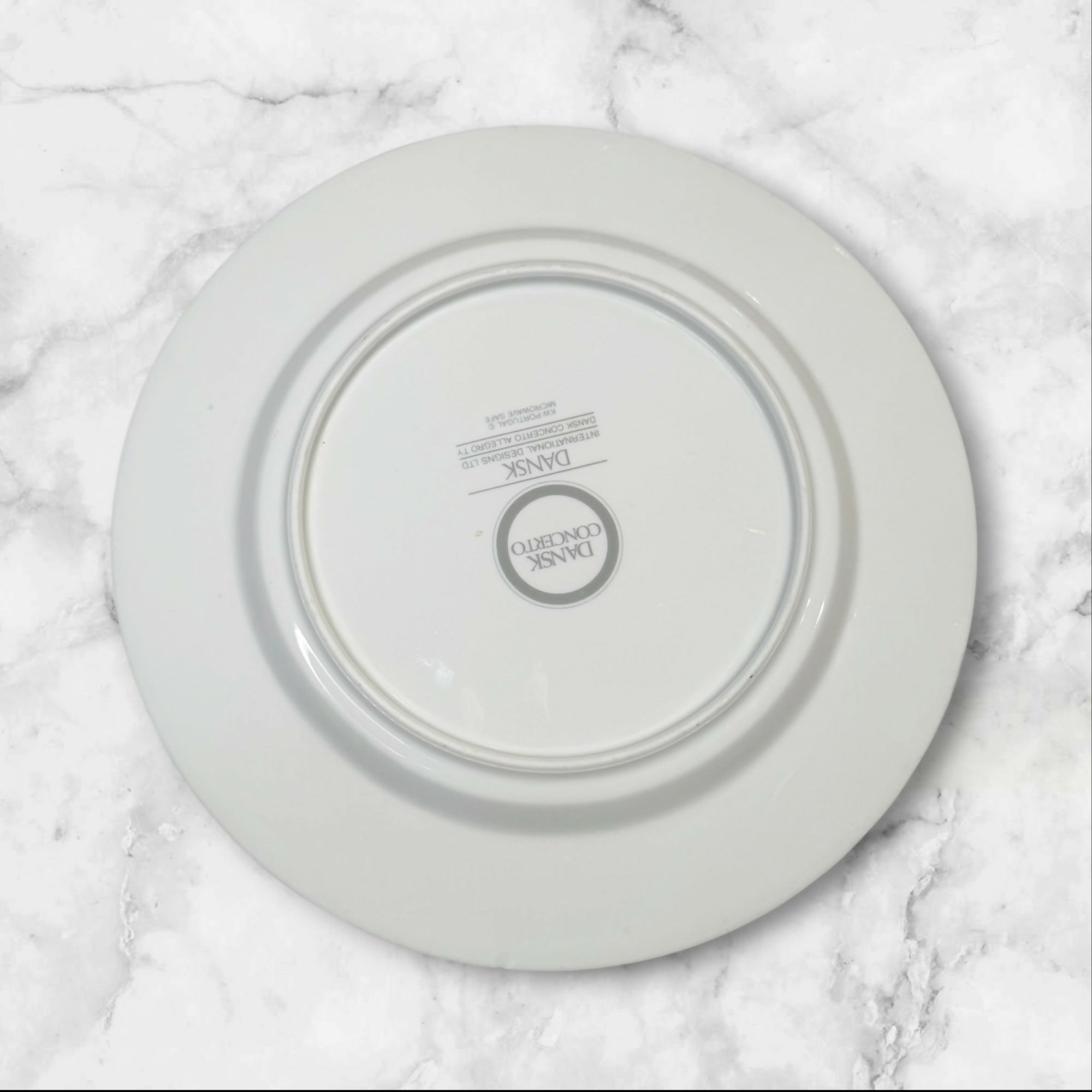 Dansk Allegro Grey Salad Plates | Set of 6 | Gently Used Condition