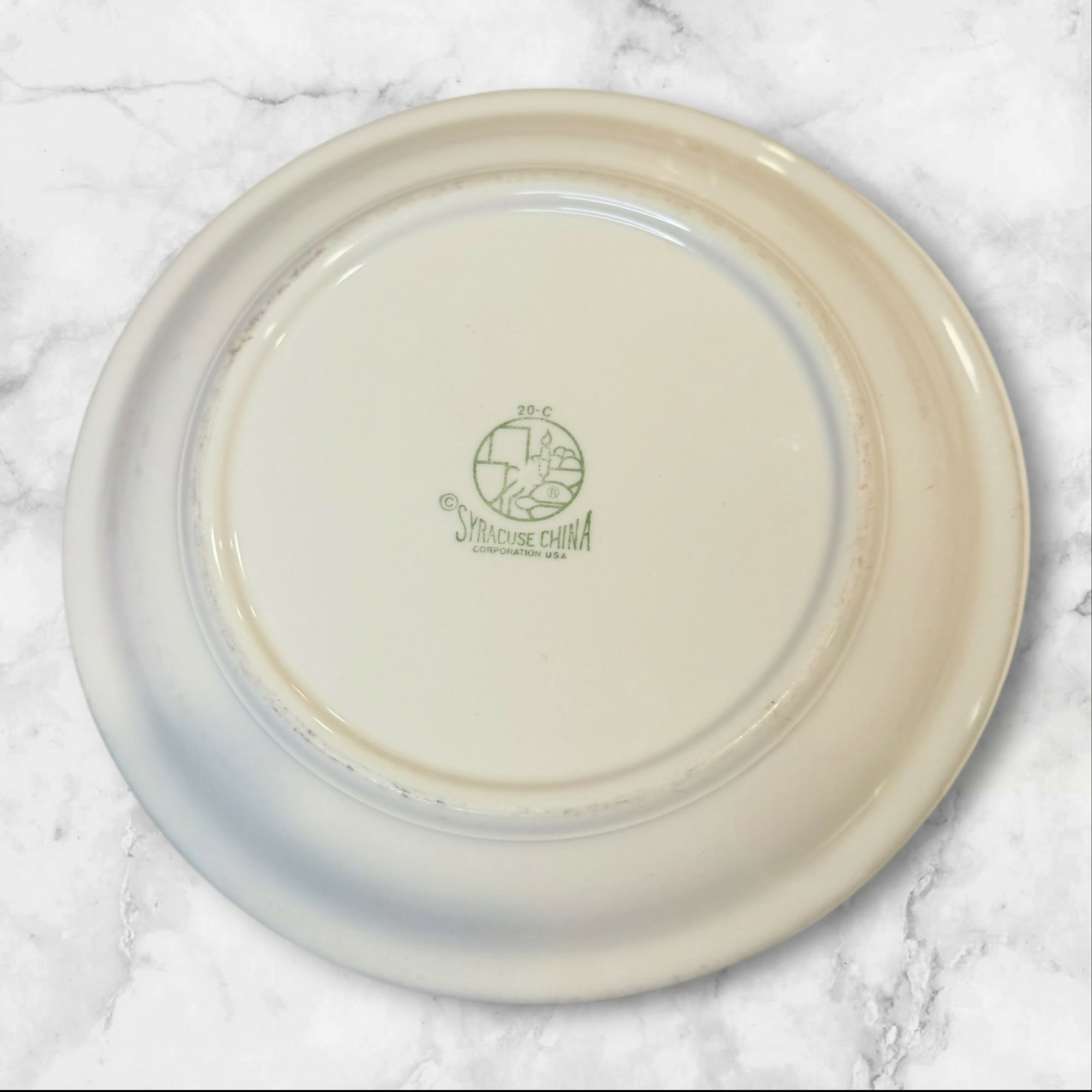 Syracuse China Kings Inn Blue Band Salad Plates Set of 3 | Excellent Condition
