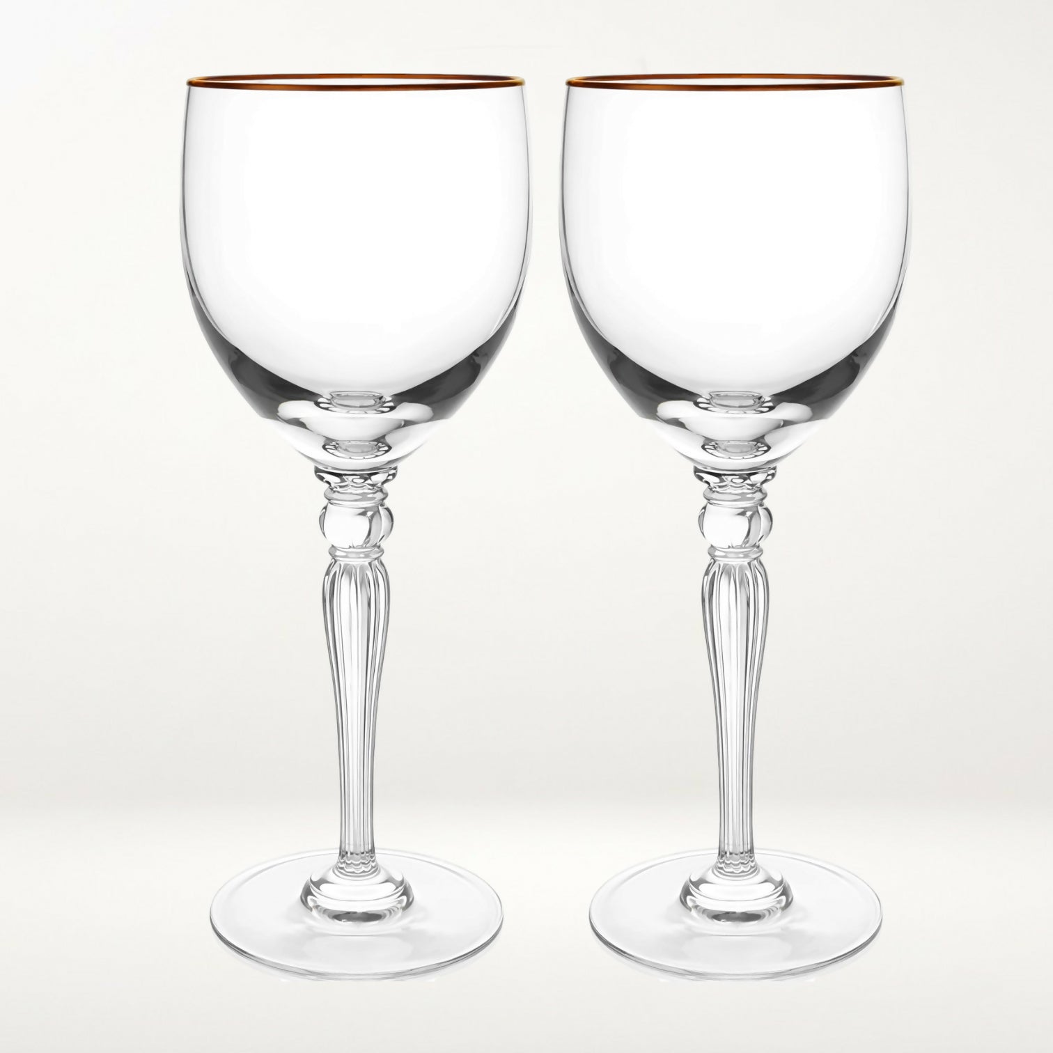 Waterford Carleton Gold Wine Glasses | Set of 4 | Excellent Condition