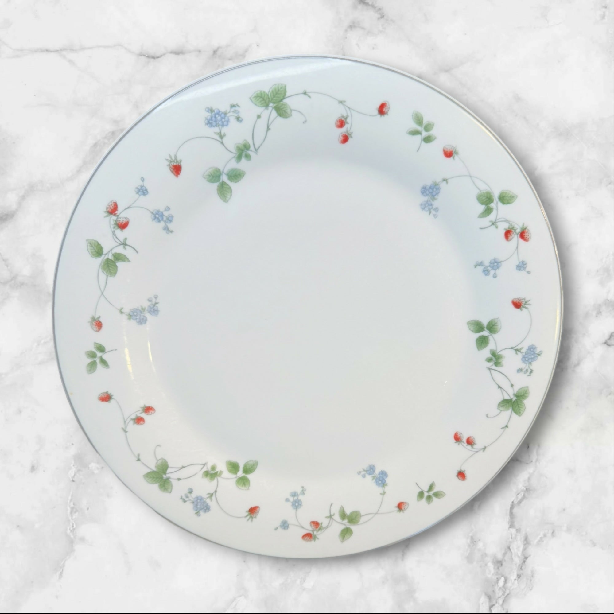 Royal Doulton Strawberry Fayre Pink Dinner Plates | Set of 2 | Excellent