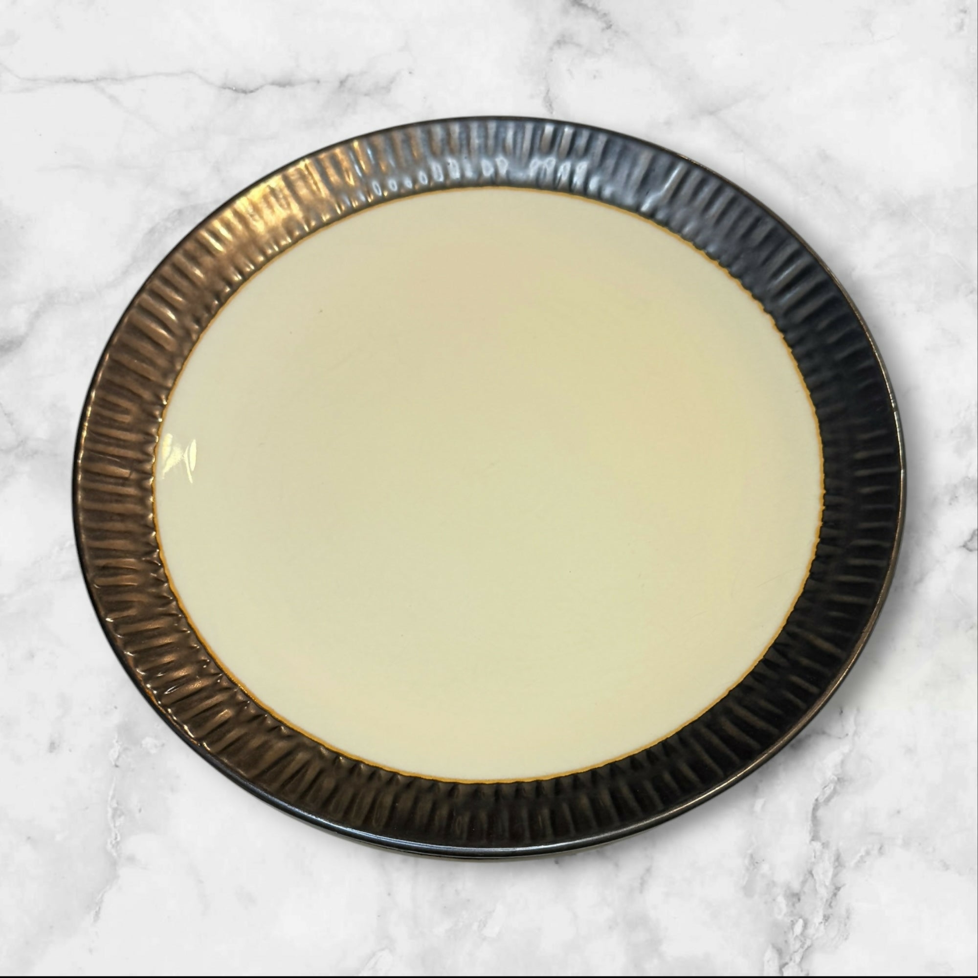 Crate & Barrel Scavo Dinner Plates | Set of 4 | Great Condition