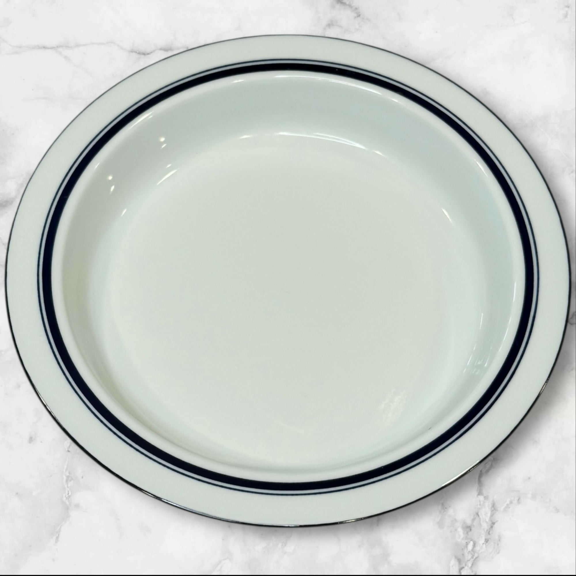 Dansk Christianshavn Blue Rim Soup Bowls | Set of 4 | Excellent Condition