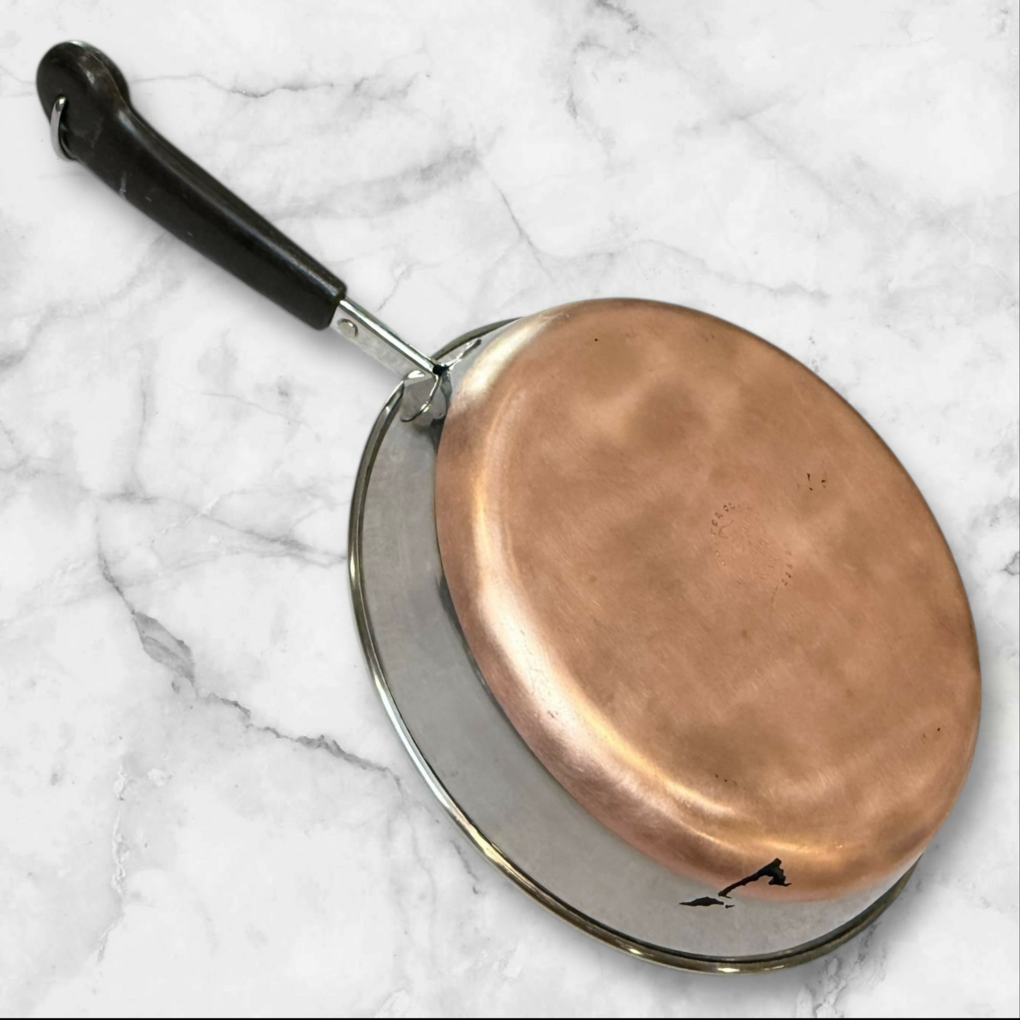 Revere Ware Copper Clad Fry Pan & 1 Qt Saucepan | Set of 2 | Great Condition