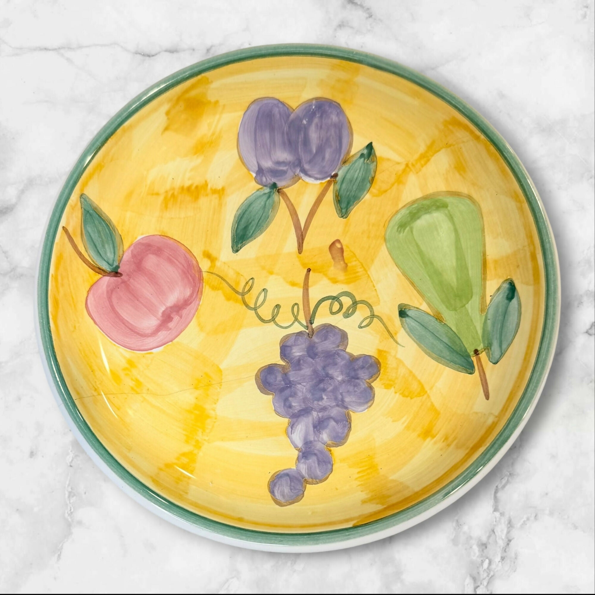 Caleca Frutta Italian Dinner & Salad Plates | Set of 8 | Great Condition