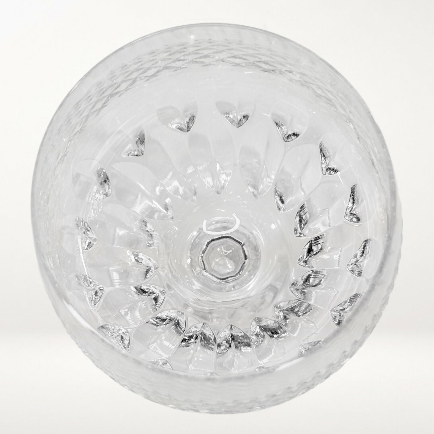 Mikasa Autumn Vale Cut Crystal Wine Glasses | Set of 2 | Excellent Condition