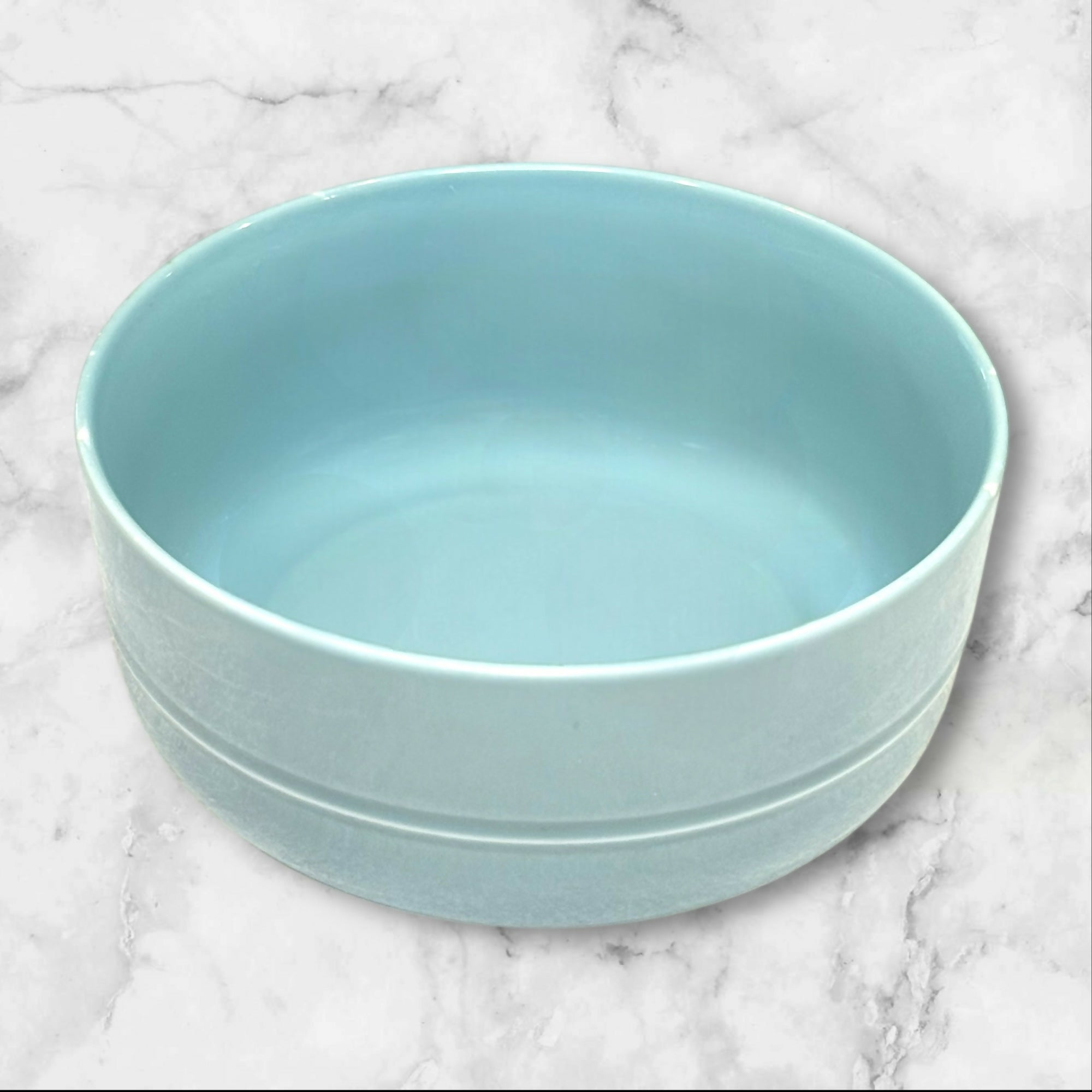 Crate & Barrel Hue Green & Blue Bowls | Set of 5 | Good Condition