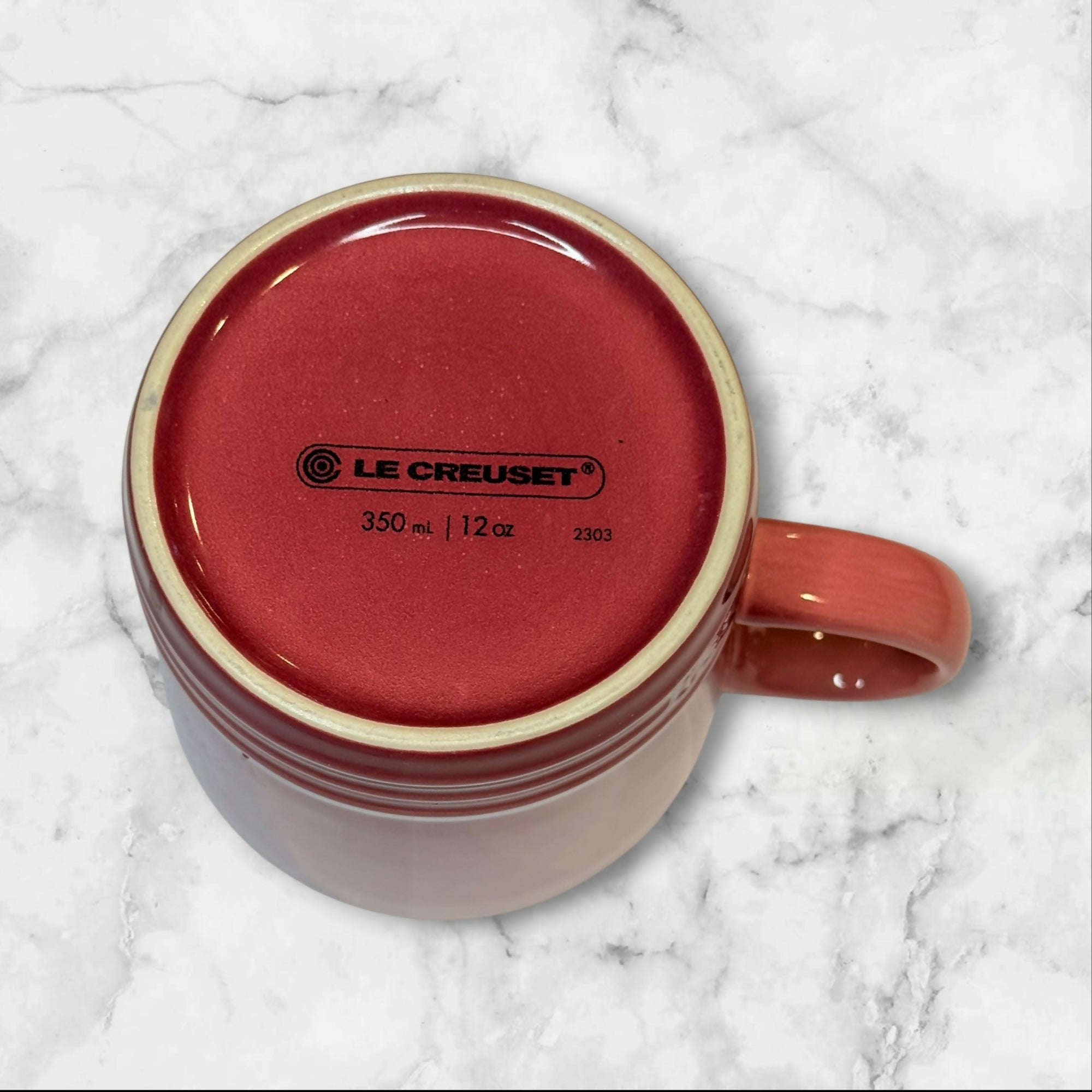 Le Creuset Stoneware Coffee Mug 12 oz Ombre Pink | Single | Excellent Condition