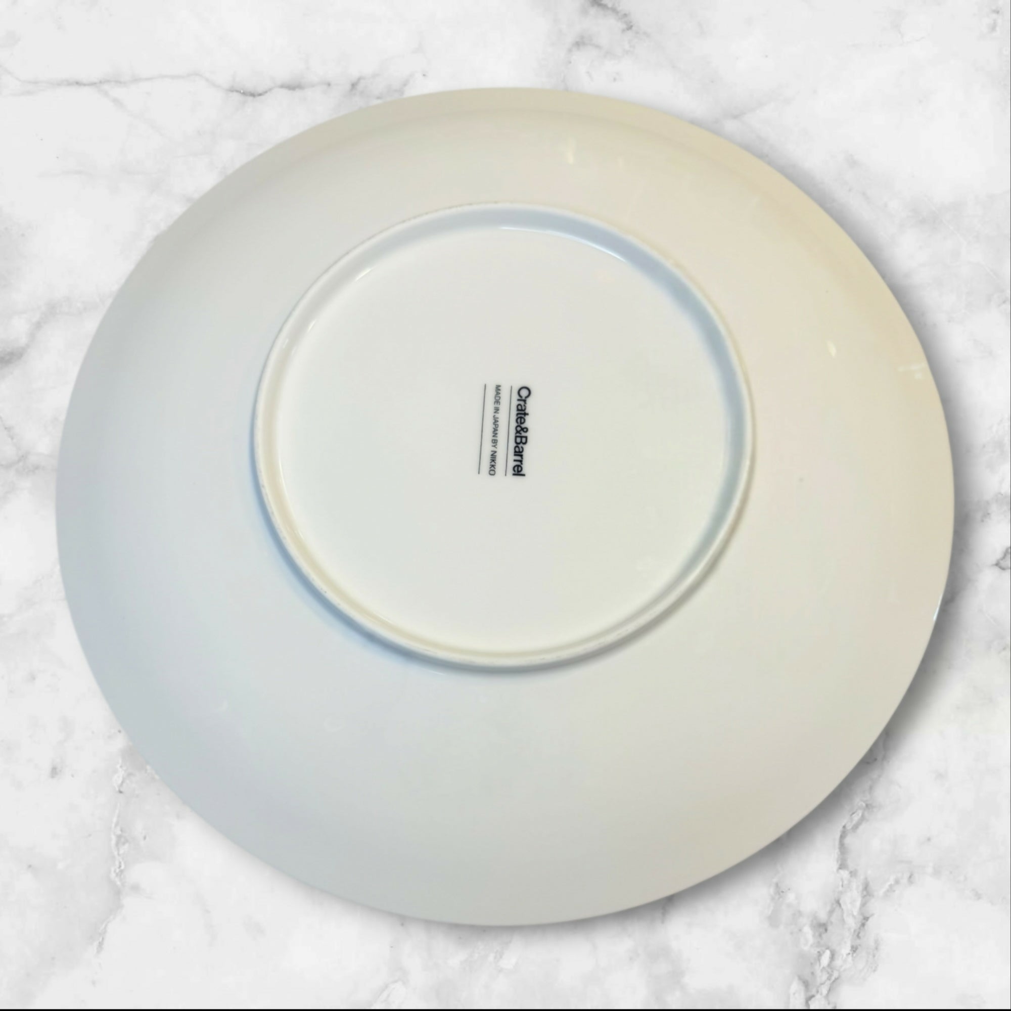 Crate & Barrel Nikko Reflections White Serving Platter | Excellent Condition