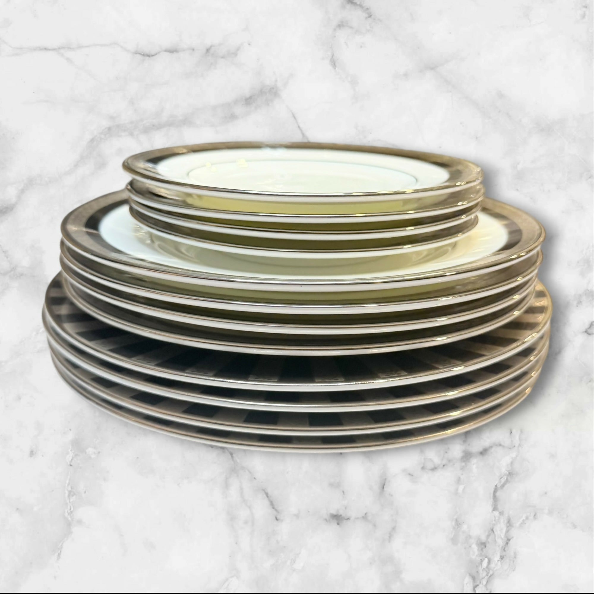 Waterford Colleen Dinnerware Set | 12 Pc Mixed Plates | Excellent Condition