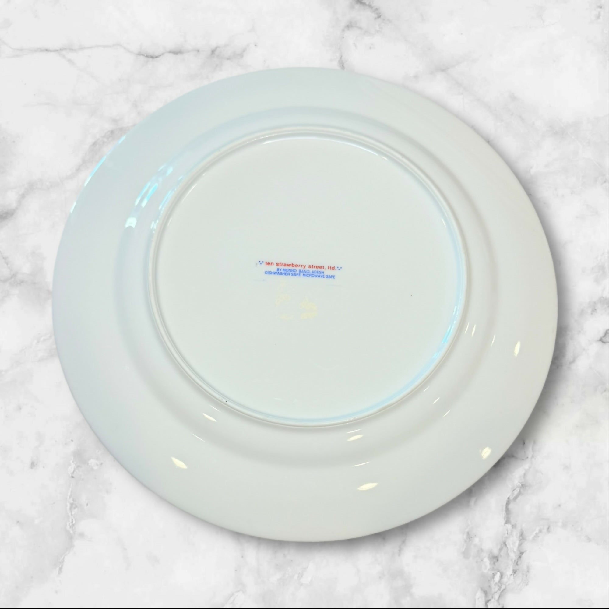 Ten Strawberry Street Red Rim Charger Plates 12.25” | Set of 4 | EUC