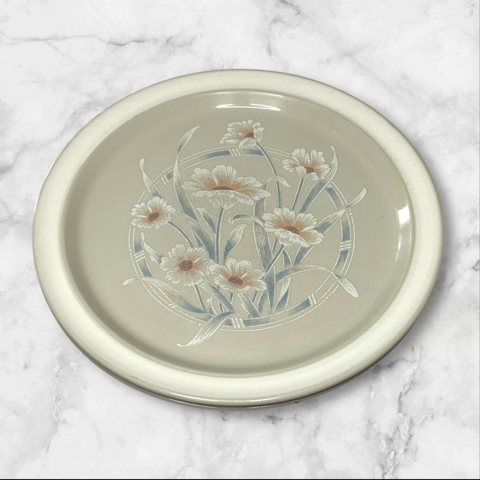 Noritake Ice Flower Stoneware Dinner Plates | Set of 2 | Great Condition