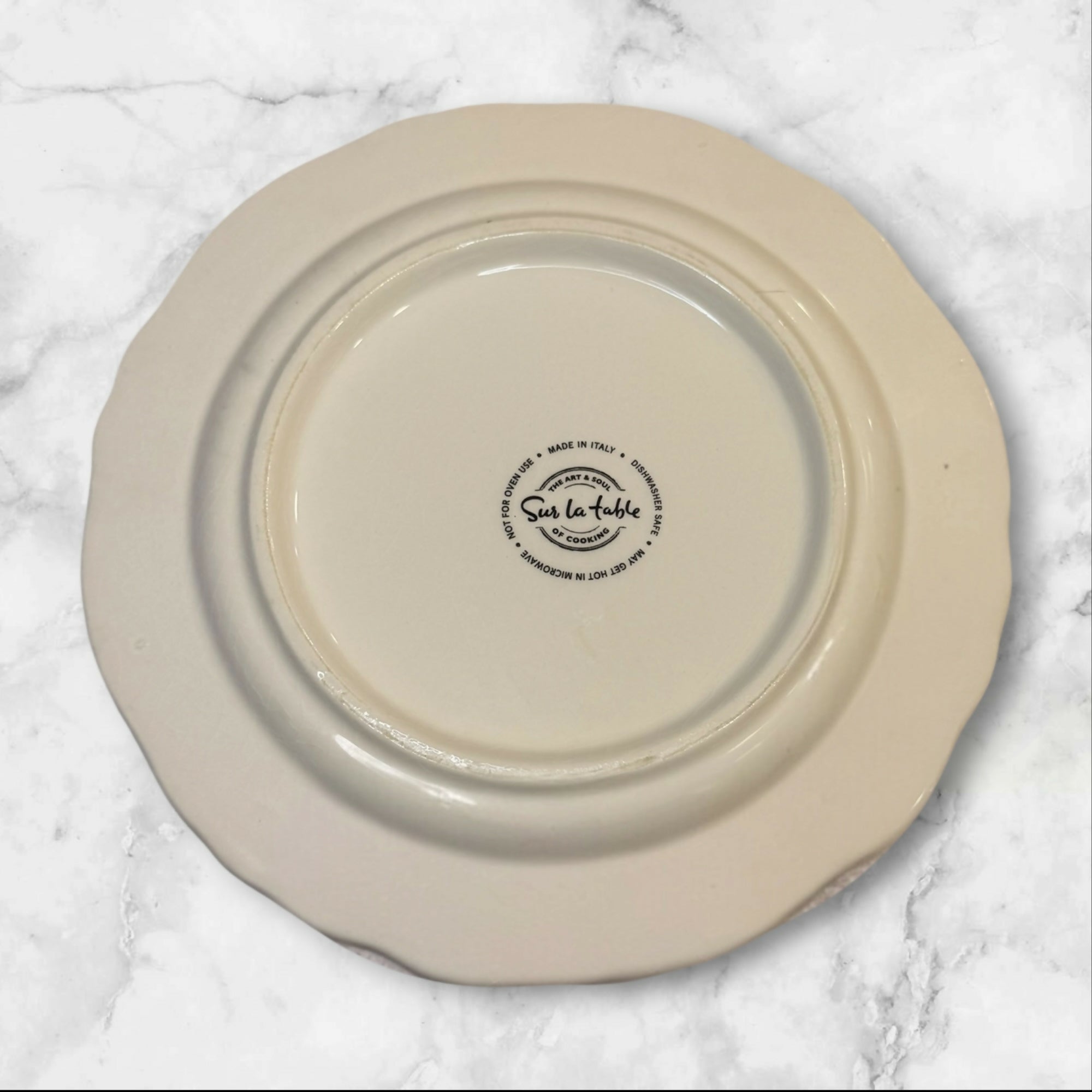 Sur La Table Italian Apple Salad Plates Set of 4 | Excellent Condition