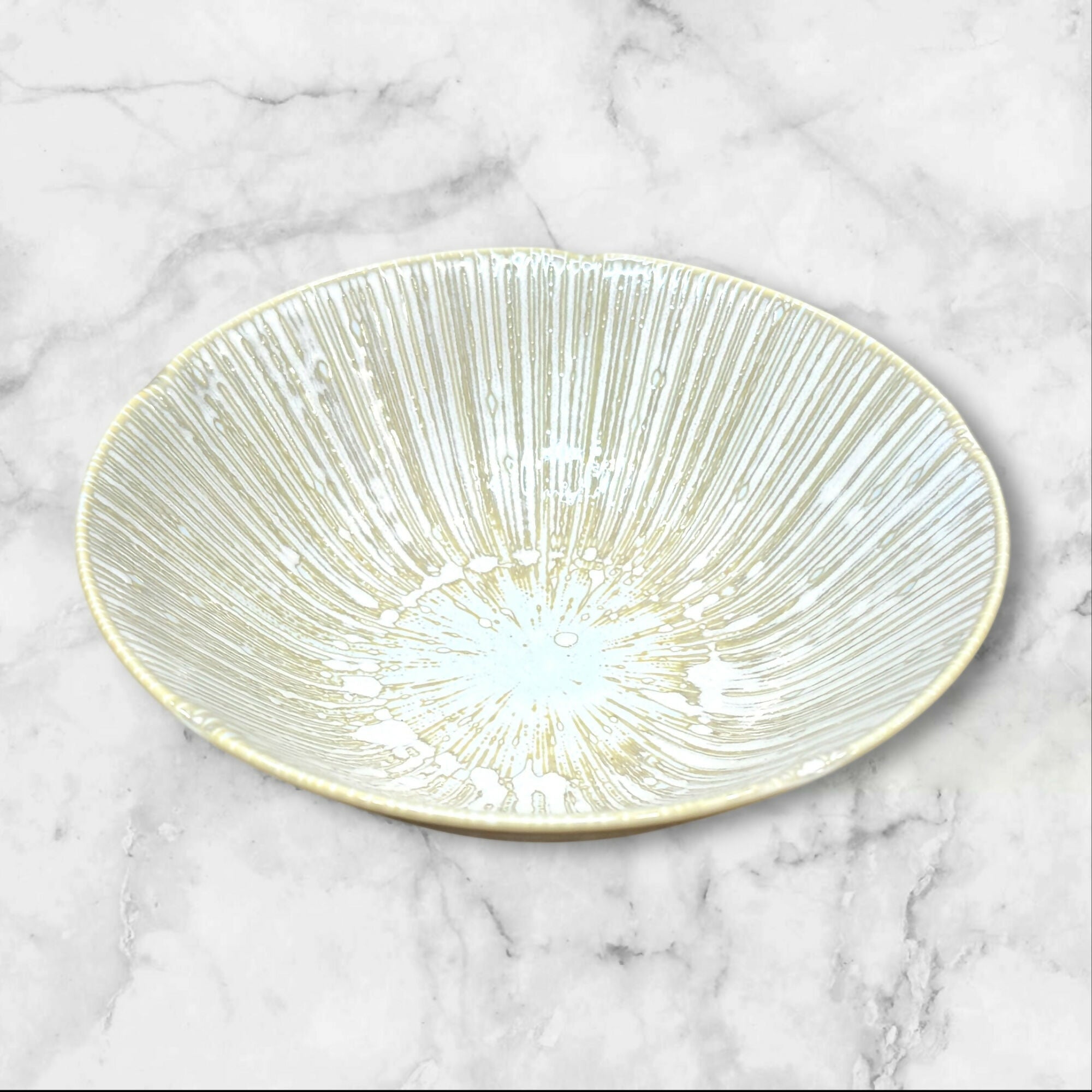 Anthropologie Joyce Bowls | Set of 3 | Wax-Resist Glaze | Excellent Condition