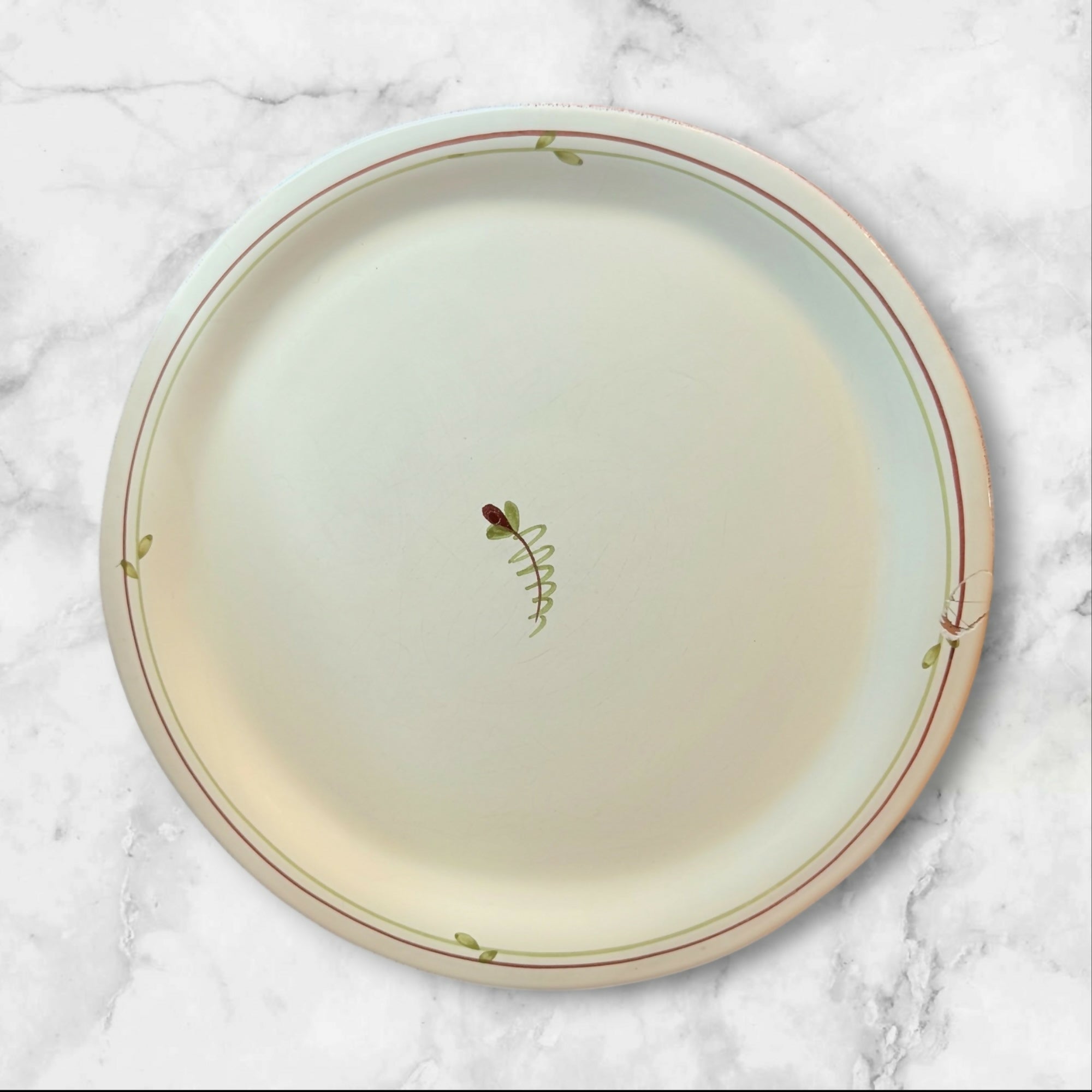 Vietri Fiori Di Bosco Dinner Plates Set of 3 Italy Handpainted Gently Used