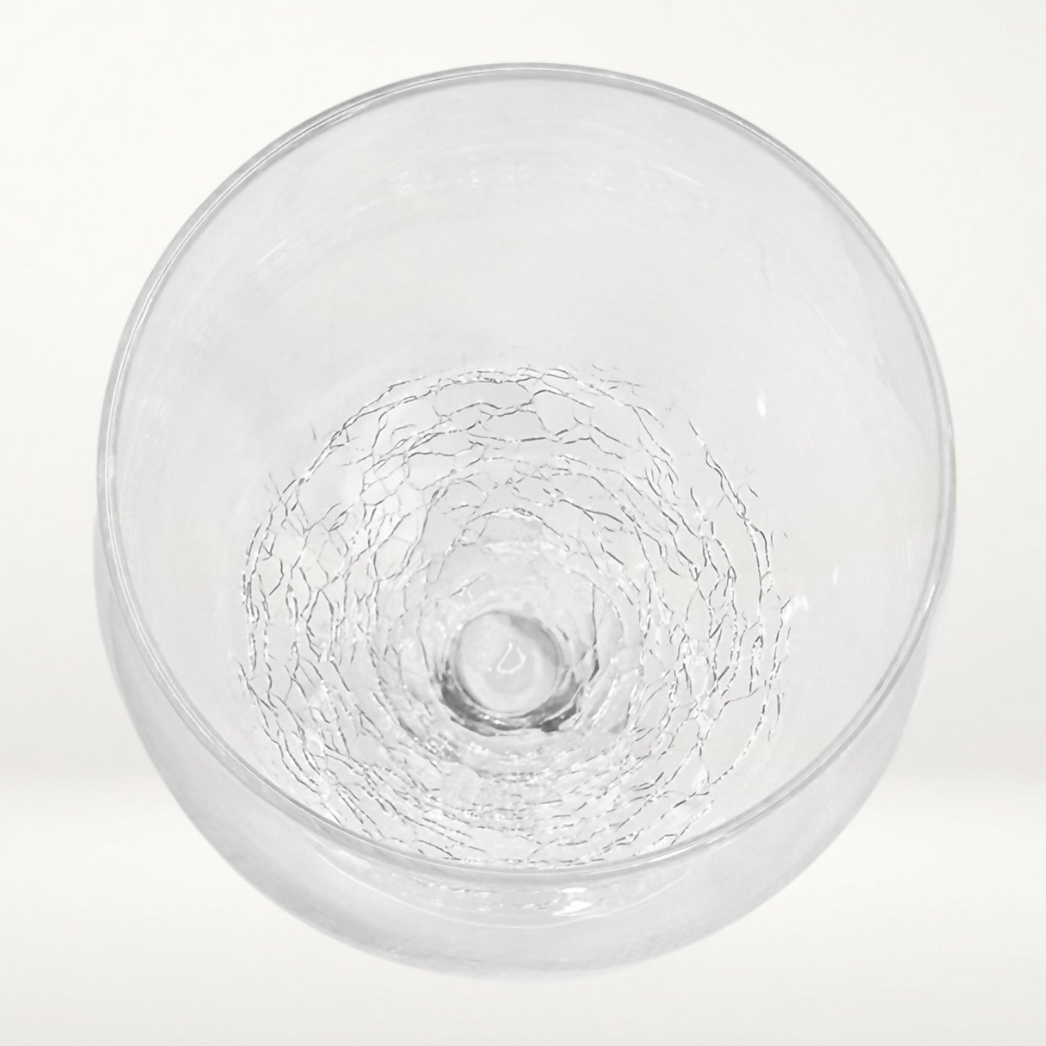 Pier 1 Crackle Wine Glasses | Set of 3 | Excellent Condition
