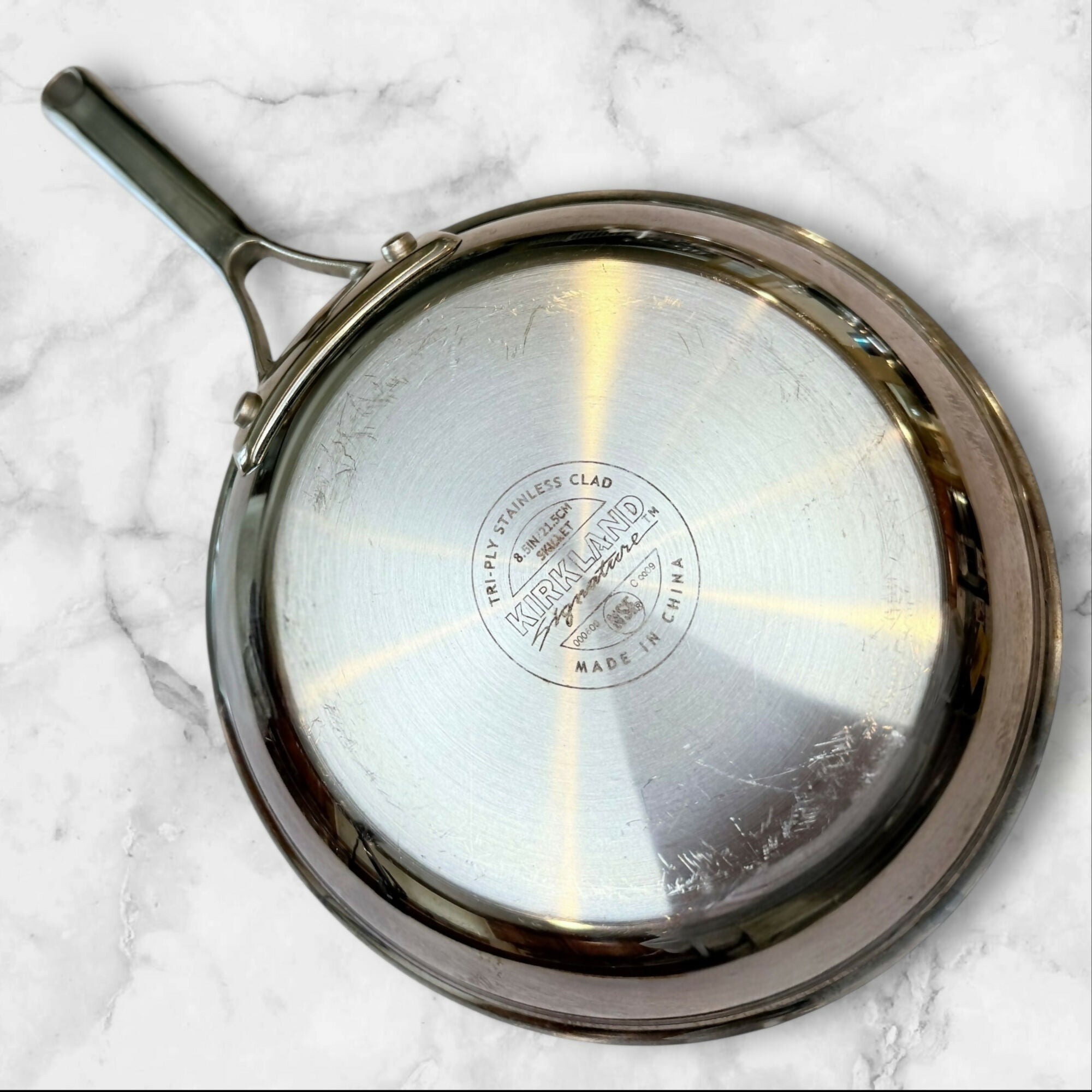 Kirkland Signature Tri-Ply Clad Stainless Steel Skillet | 8.5 Inch | Great Condition