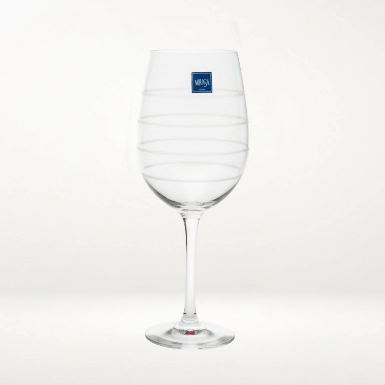 Mikasa Spiral Swirl Clear Wine Glasses | Set of 2 | Excellent Condition