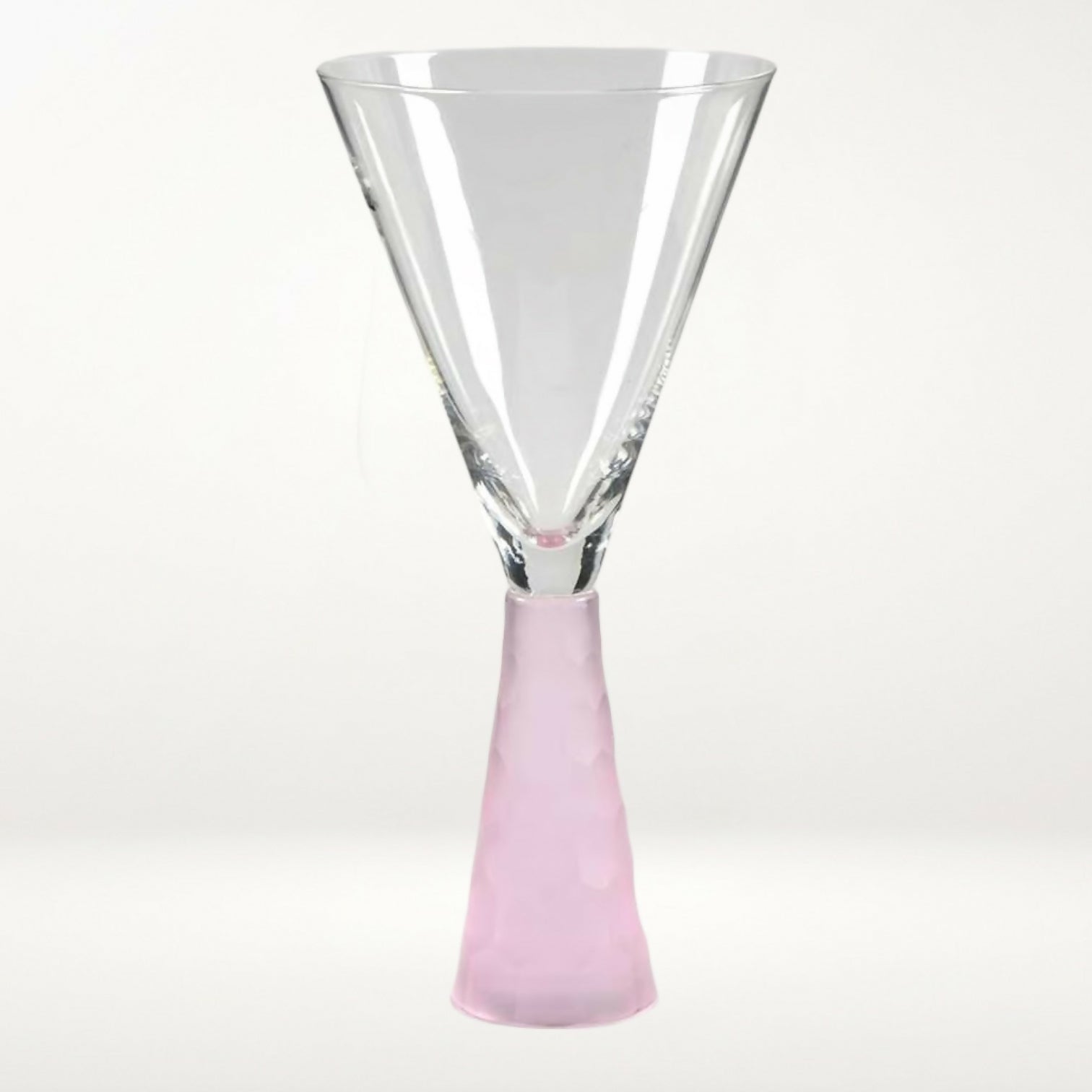 Artland Prescott Pink Blown Glass Wine Glass | Single | Excellent Condition