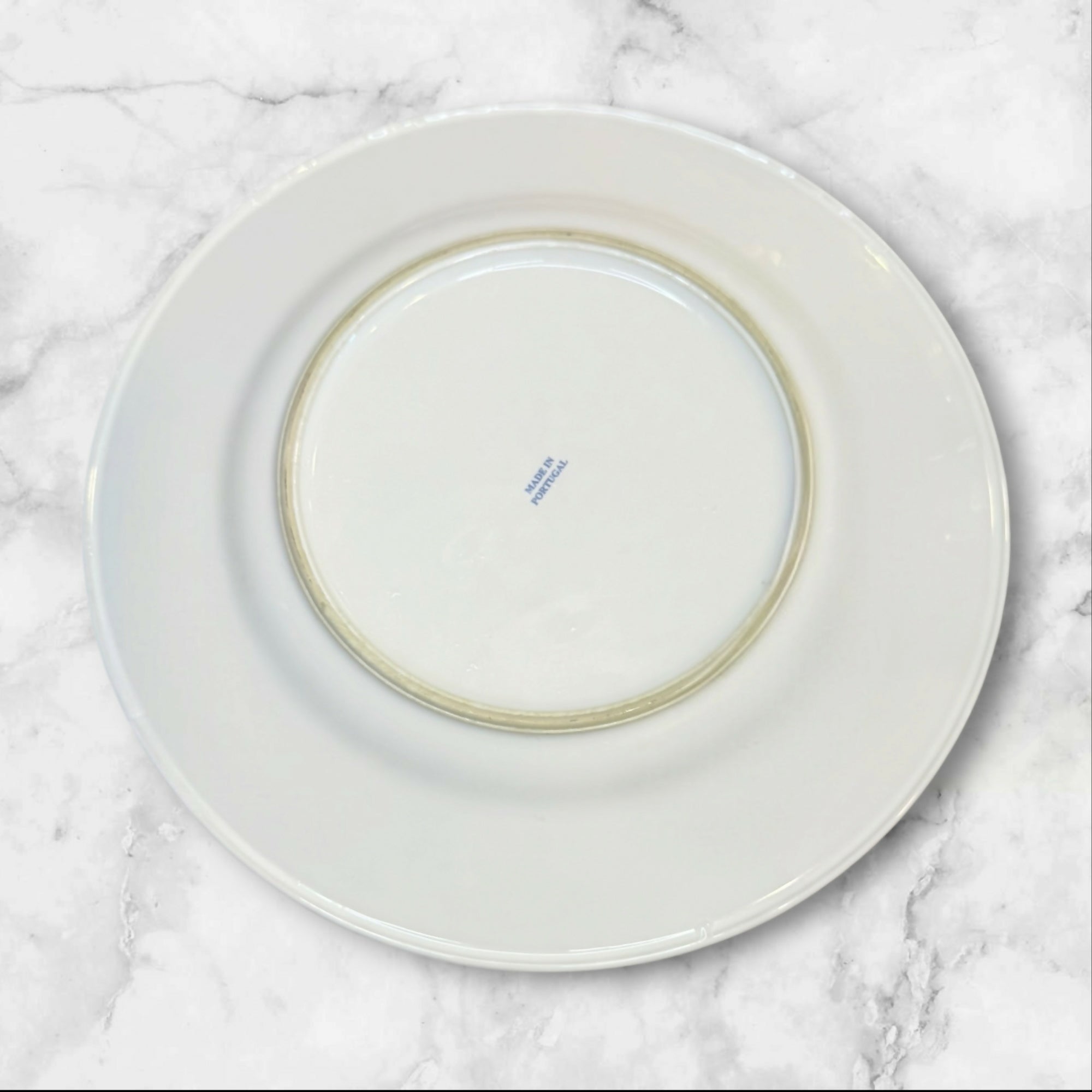 Made in Portugal Embossed Floral Dinner Plates Set of 6 | Great Condition