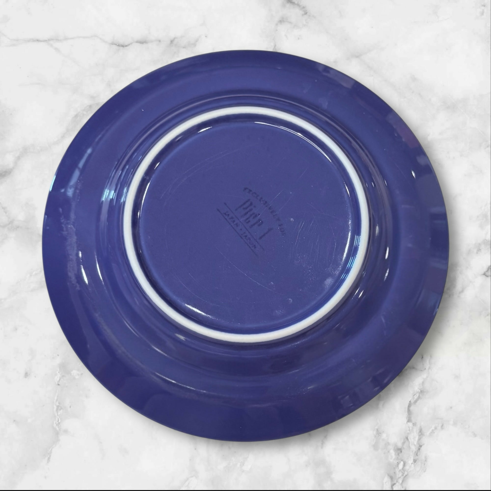 Pier 1 Festival Blue Green Salad Plates Set of 3 | Good Condition