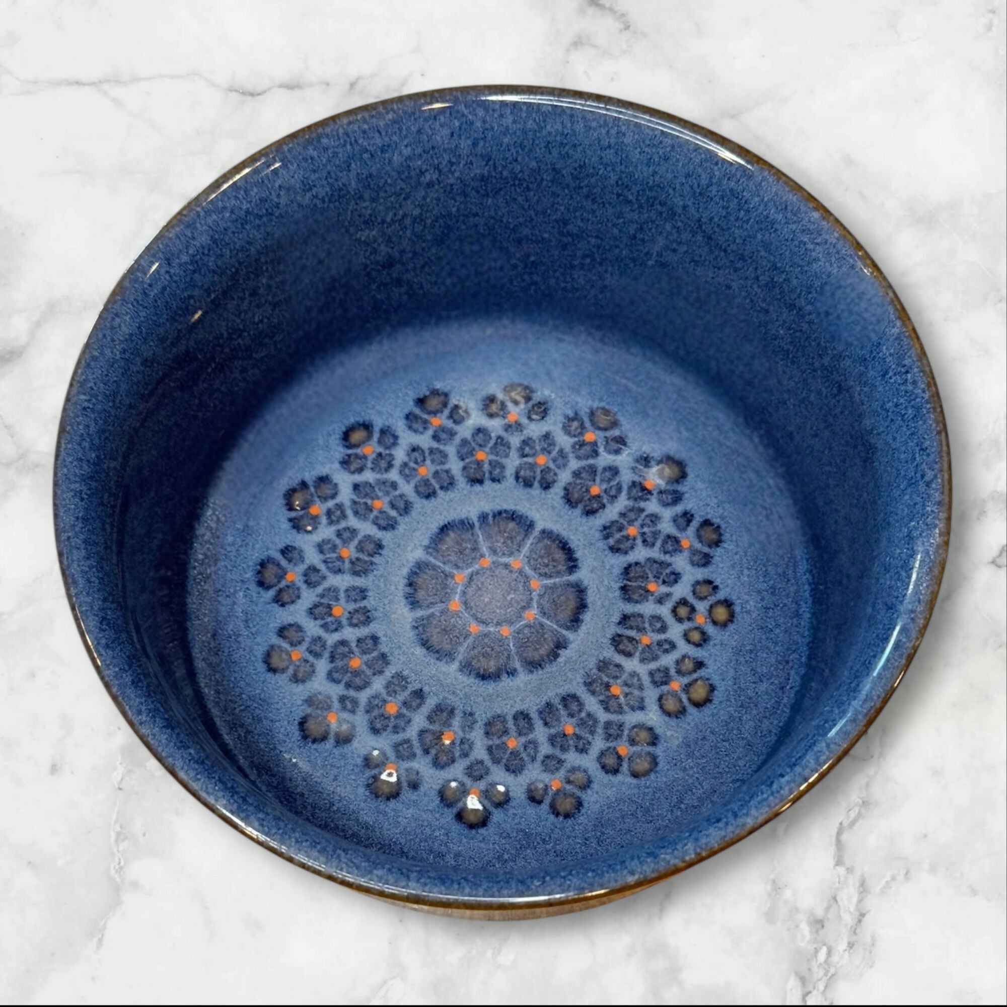 Denby Langley Midnight Souffle Dish | 8 Inch | Excellent Condition