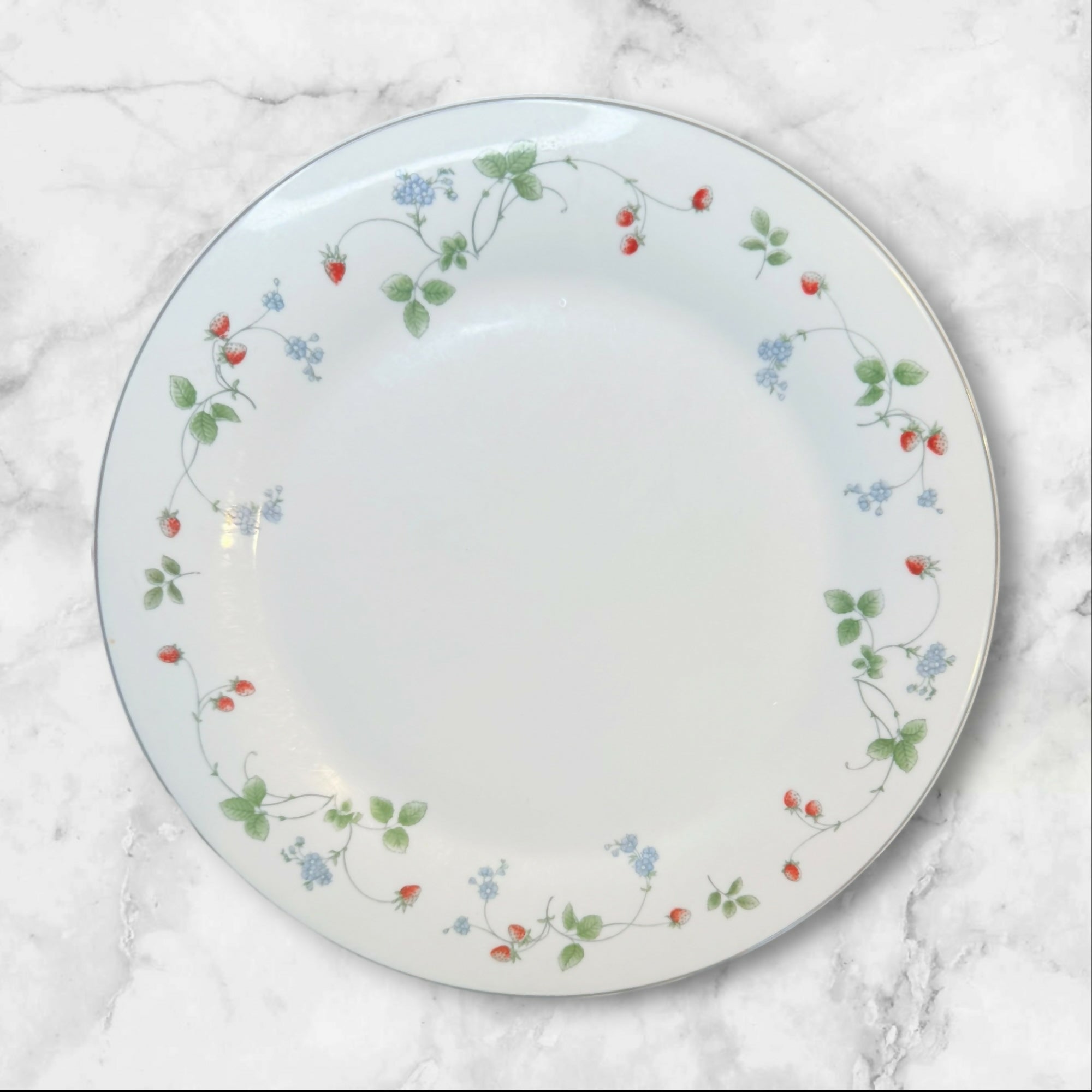 Royal Doulton Strawberry Fayre Pink Dinner Plates | Set of 4 | Excellent