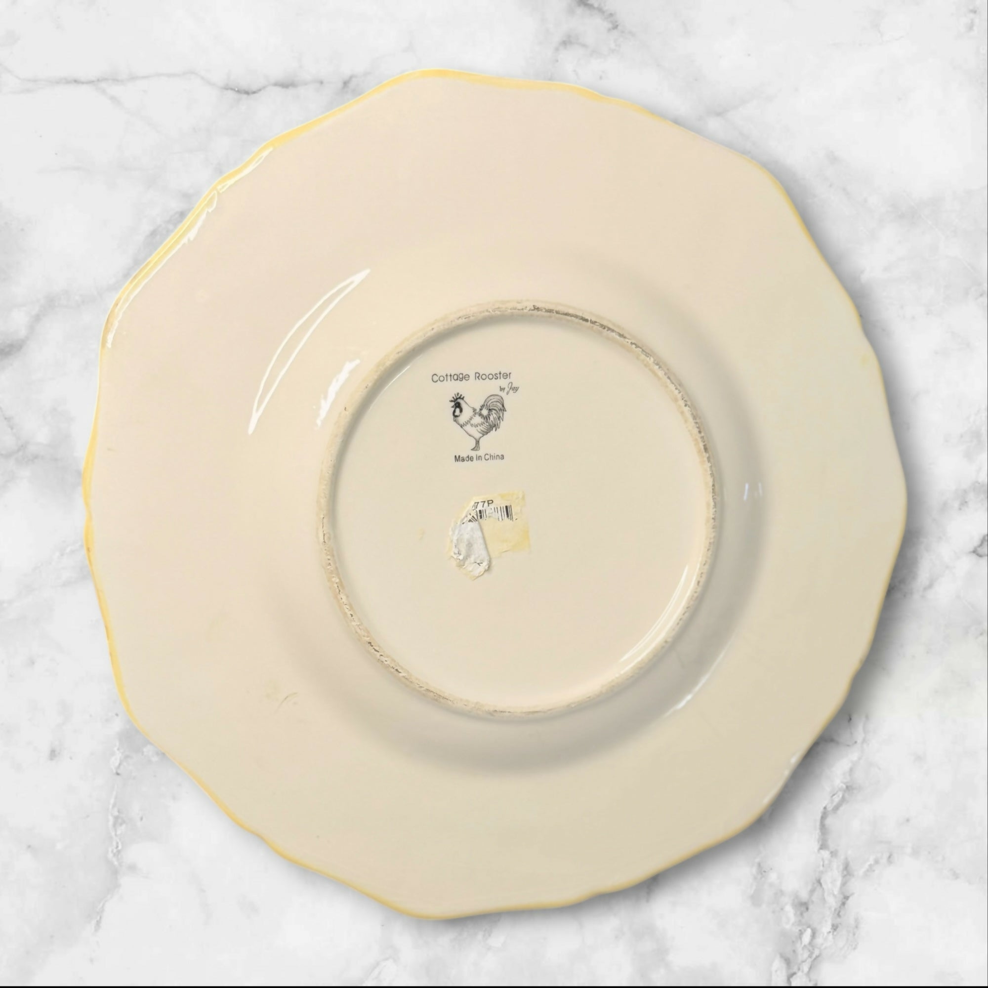 Cottage Rooster Dinner Plates by Jay | Set of 6 | Excellent Condition