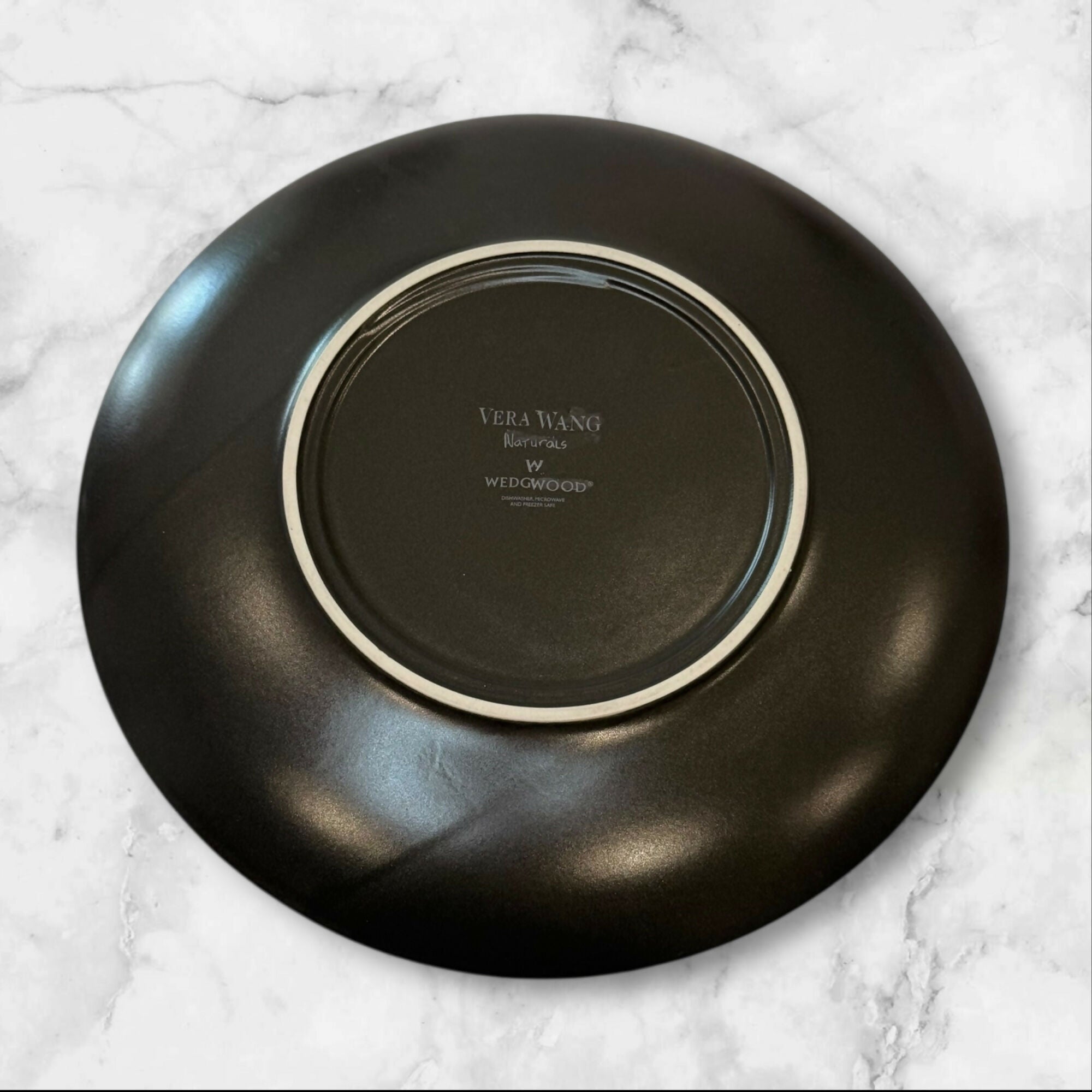 Vera Wang Naturals Graphite Dinner Plates | Set of 5 | Good Condition