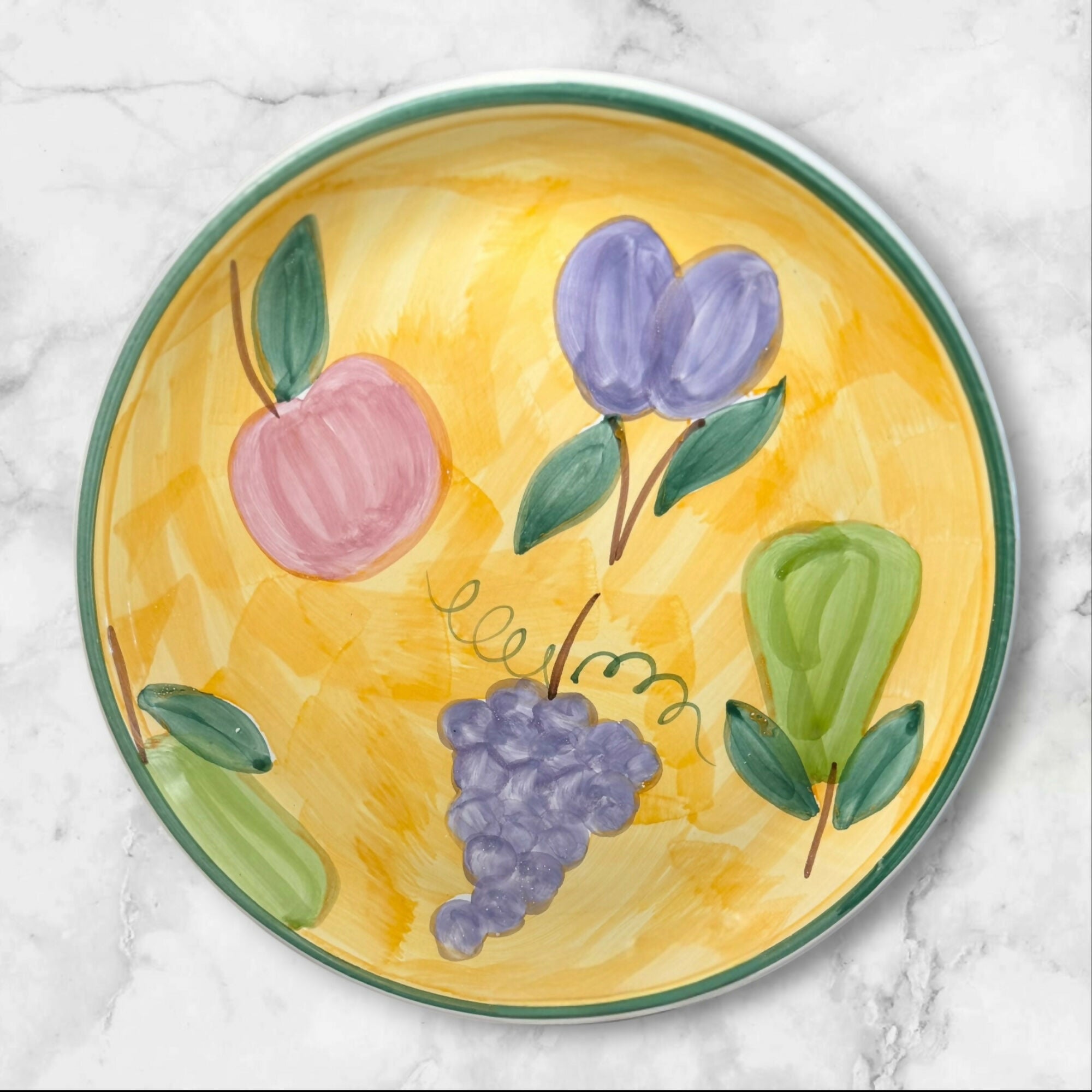 Caleca Frutta Italian Dinner & Salad Plates | Set of 8 | Great Condition