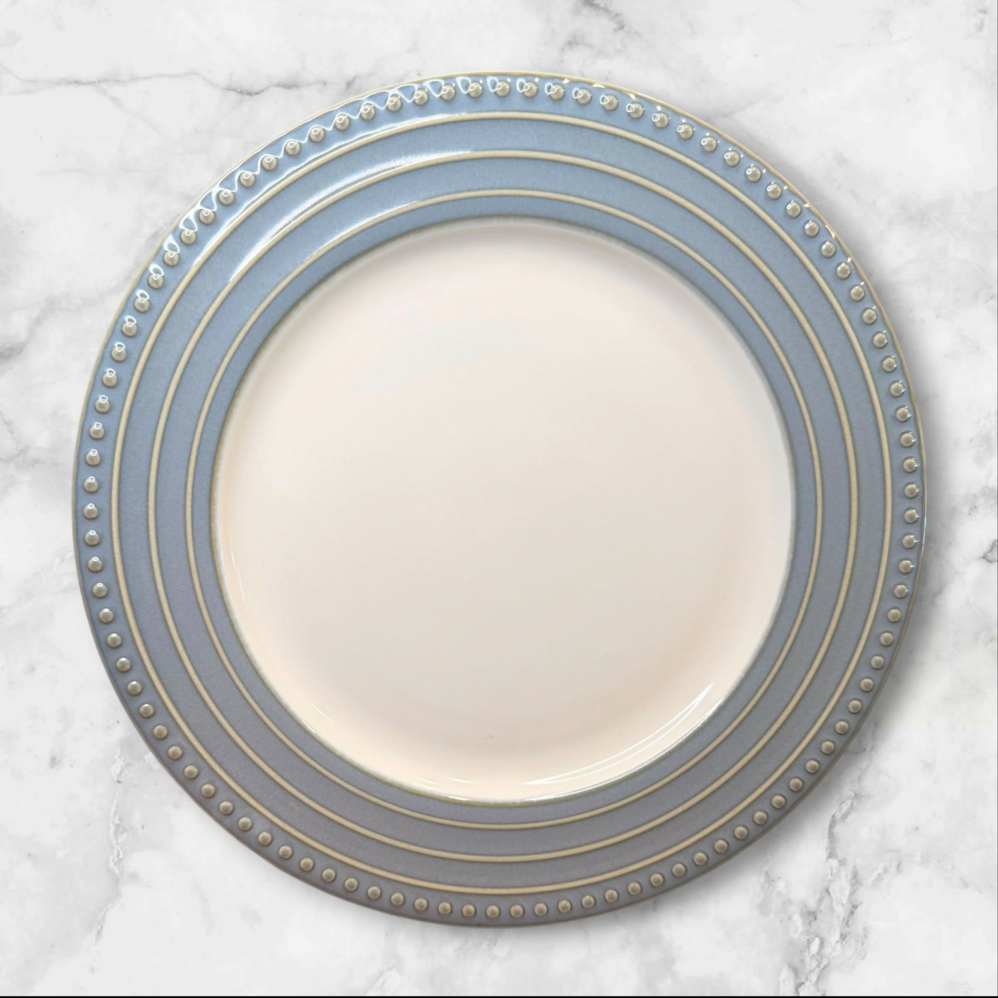 Dansk Reactic Slate Blue Dinner Plates | Set of 3 | Excellent Condition