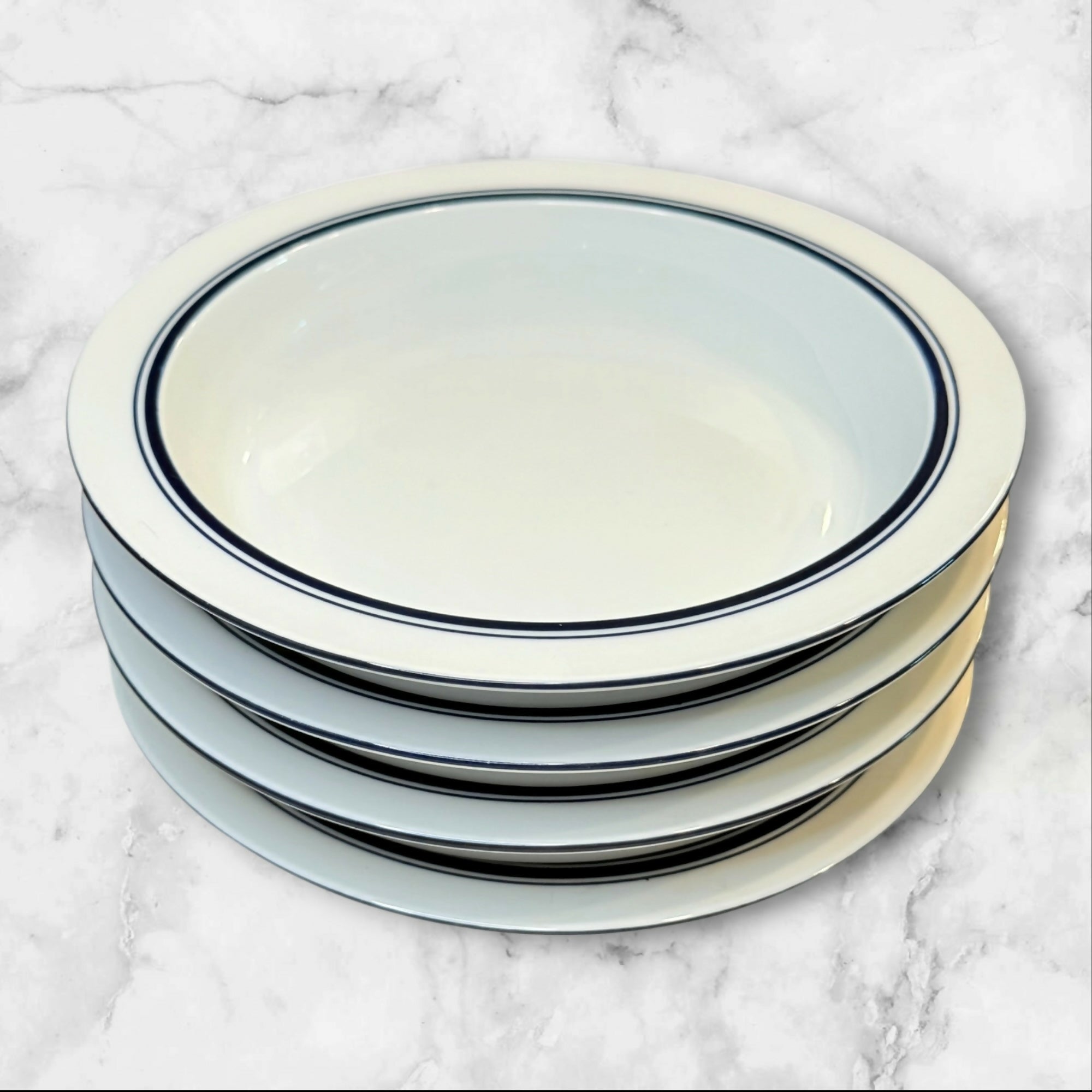 Dansk Christianshavn Blue Cereal Bowls | Set of 4 | Great Condition