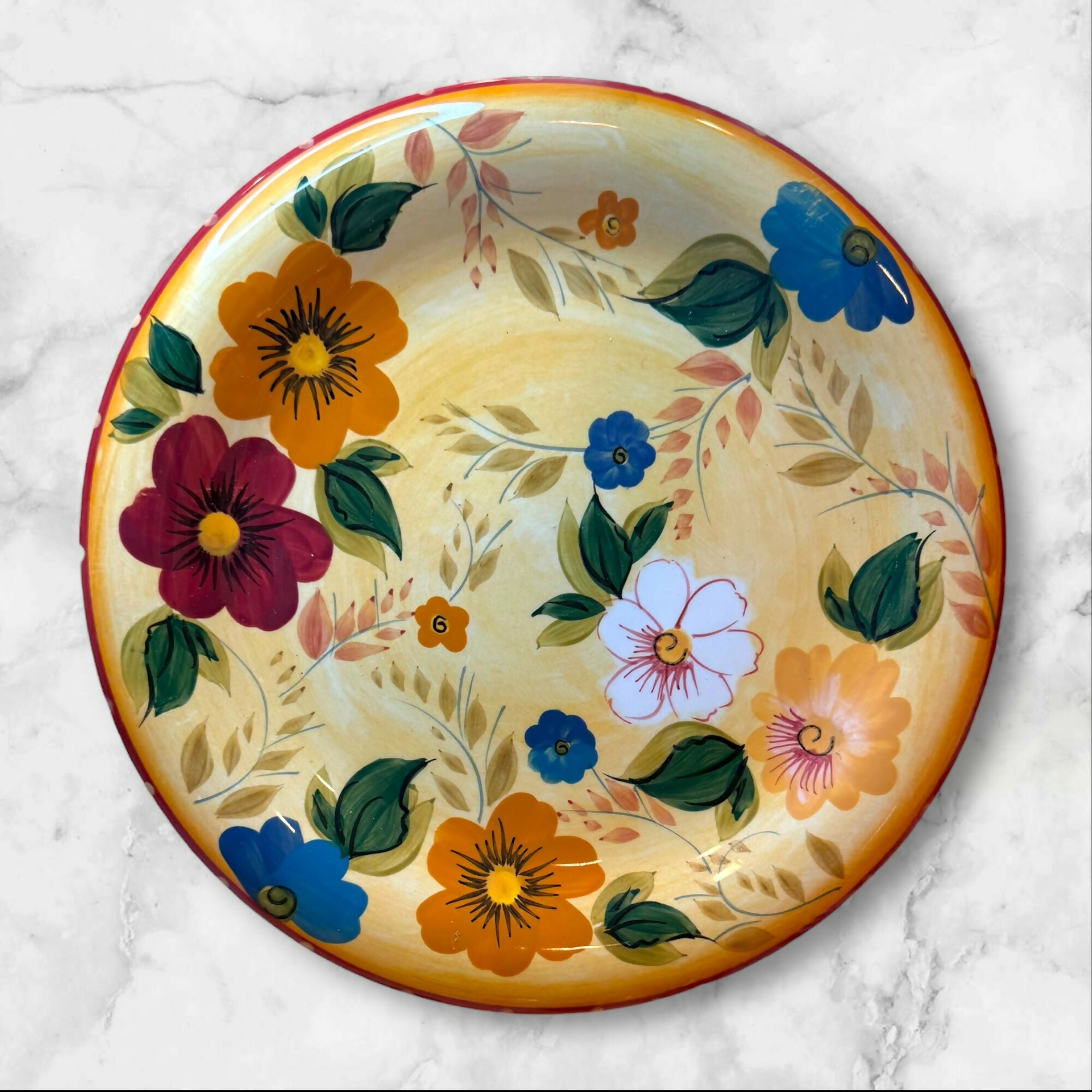 Oneida Sunset Bouquet Dinner Plates | Set of 4 | Floral Pattern | Excellent
