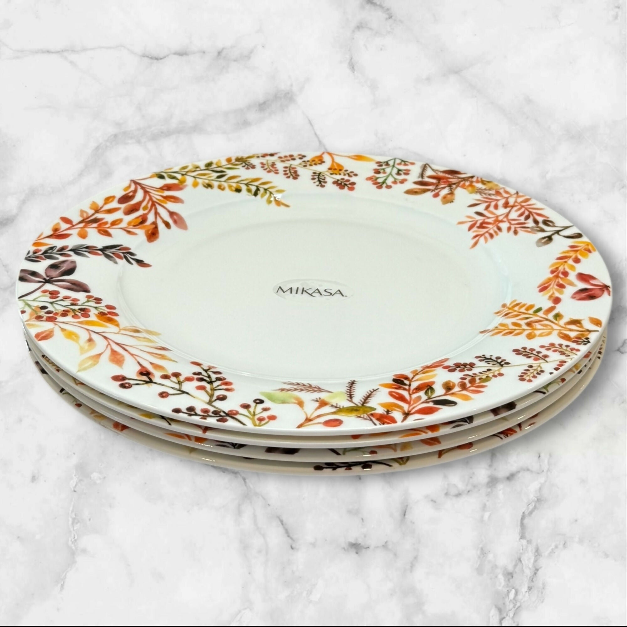 Mikasa Tivoli Spice Dinner Plates | Set of 4 | New With Tags | Excellent Condition
