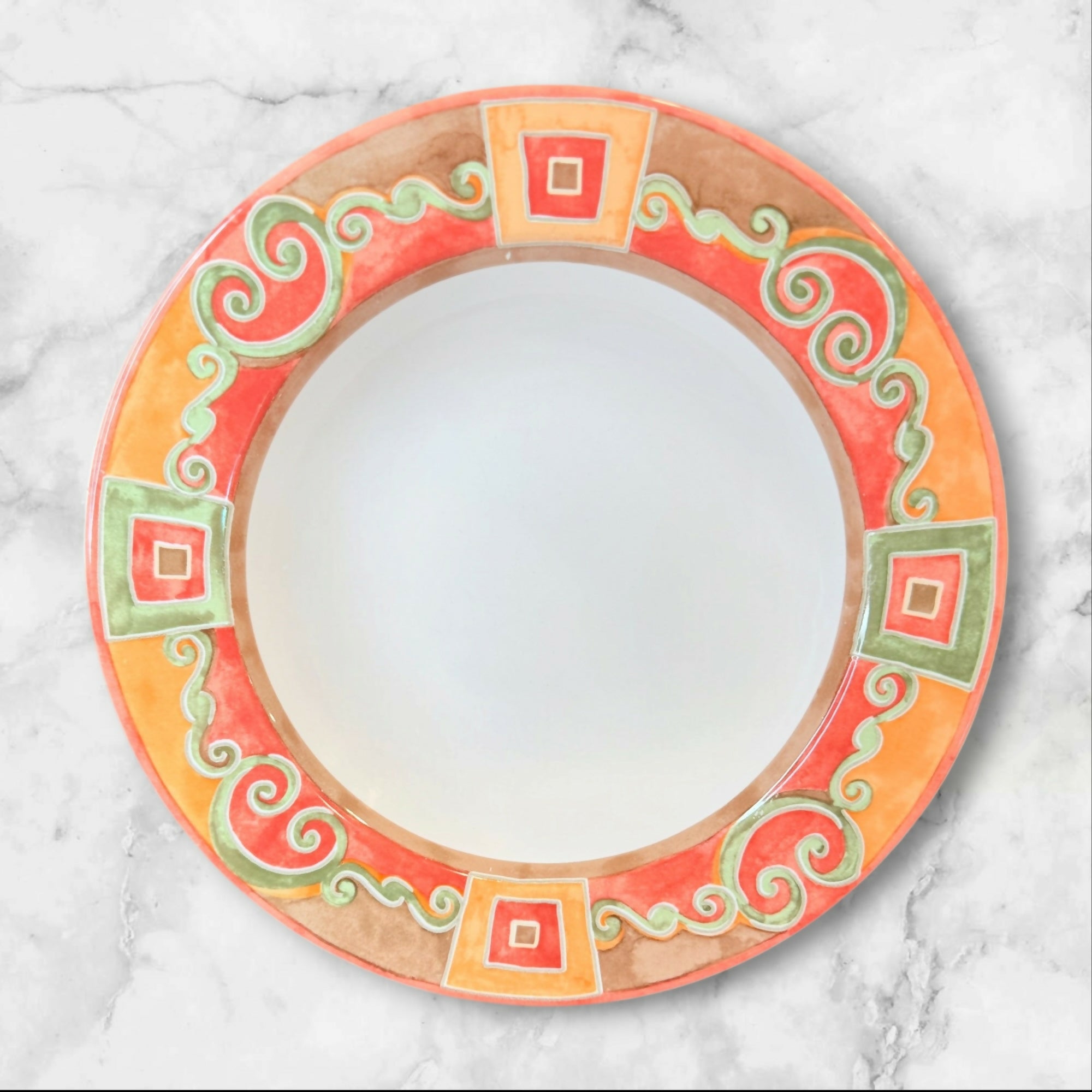 Interiors PTS Catalina Rim Soup Bowls Set of 4 | Excellent Condition