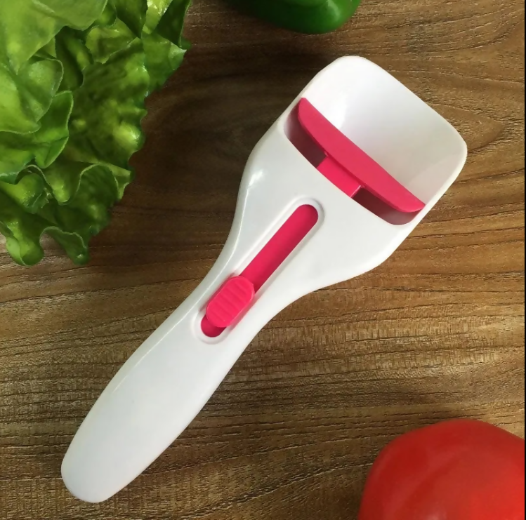 Anygleam Batter Scoop White Red Pastry Baking Utensils