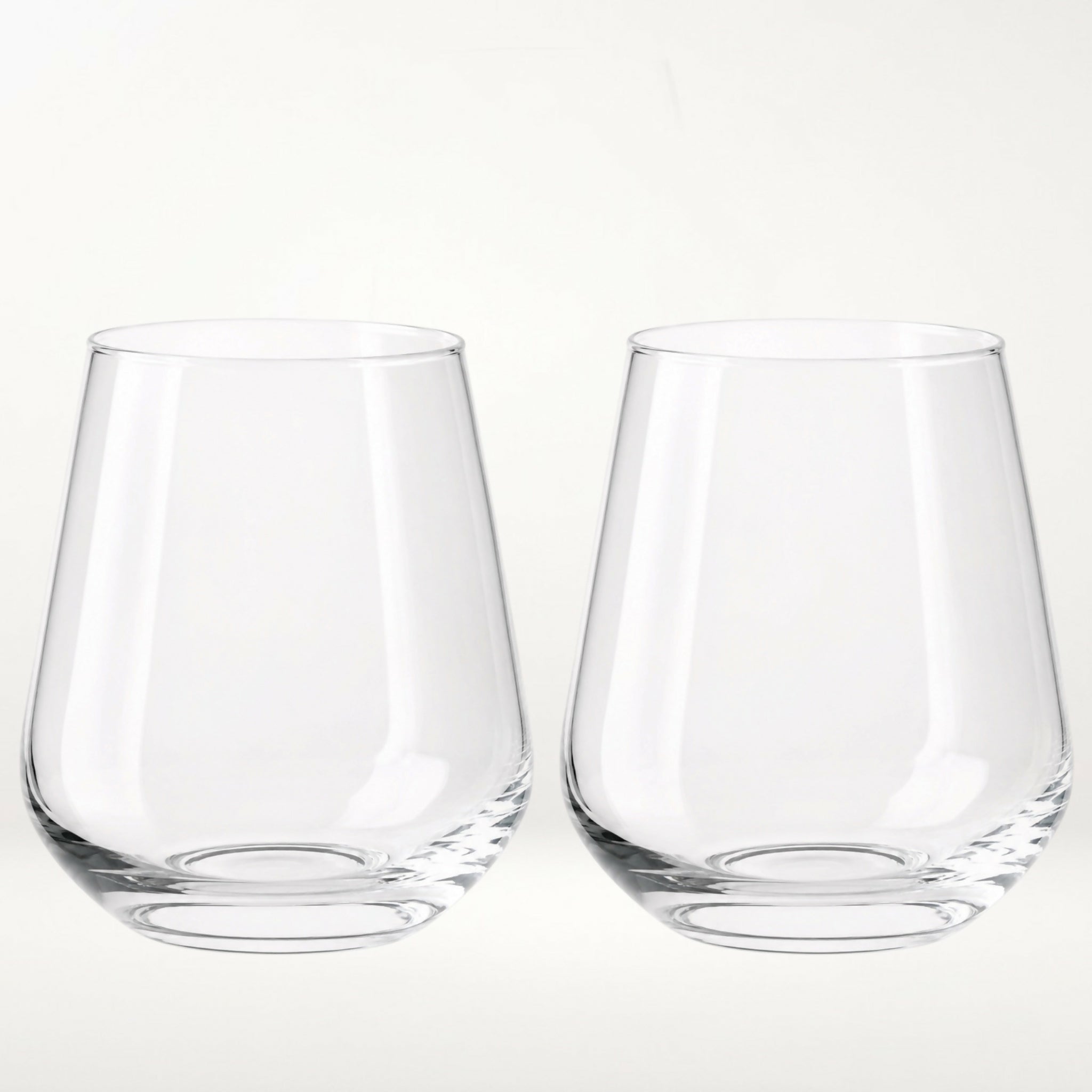 Williams Sonoma Stemless White Wine Glasses | Set of 4 | Excellent Condition