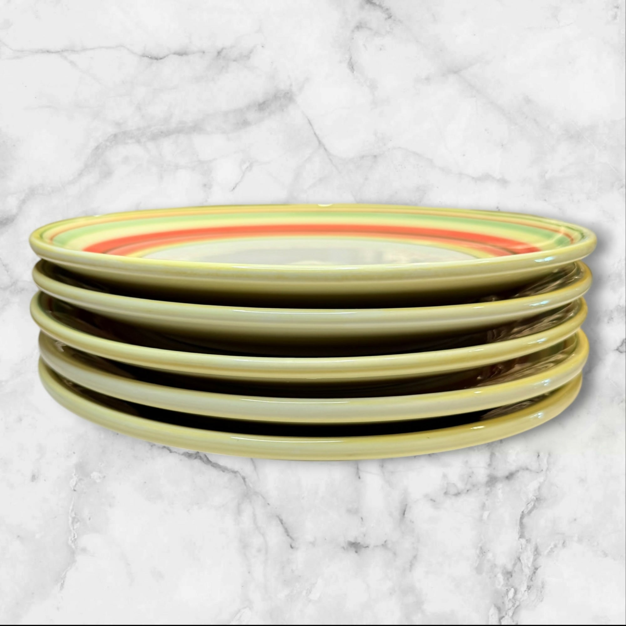 Dansk Dansk Lemon Zest Dinner Plates | Set of 5 | Good Used Condition