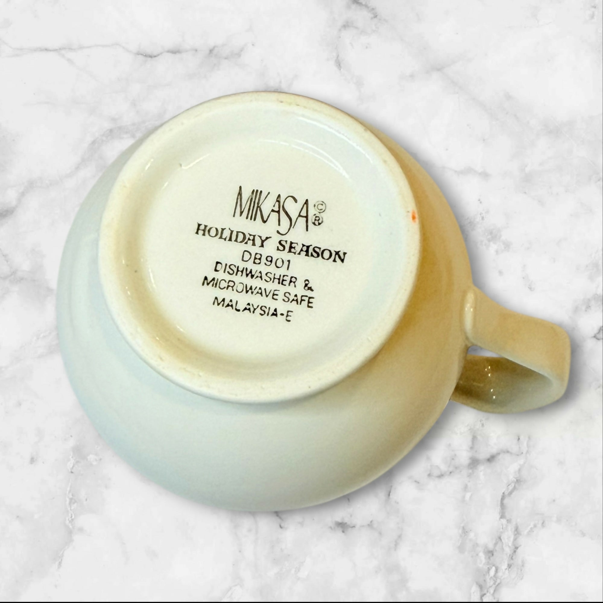 Mikasa Holiday Season Creamer | Embossed Stoneware | Excellent Condition