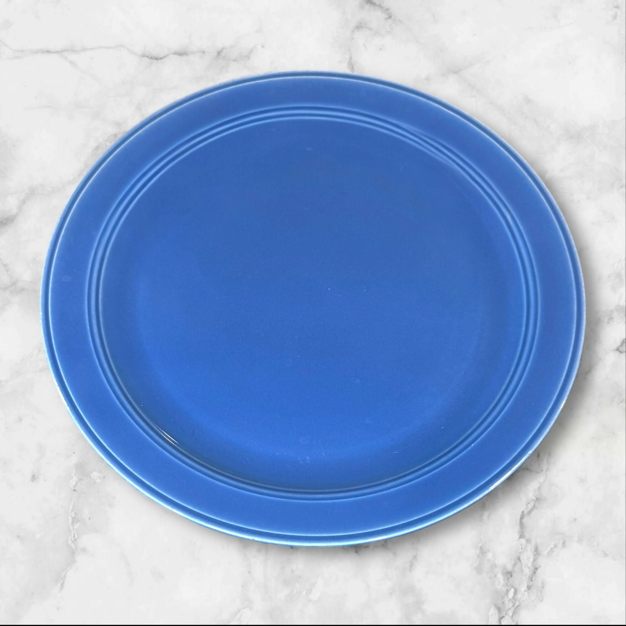 Metlox Poppytrail Vernon Early California Cobalt Blue Plates | Set of 4 | Great Condition