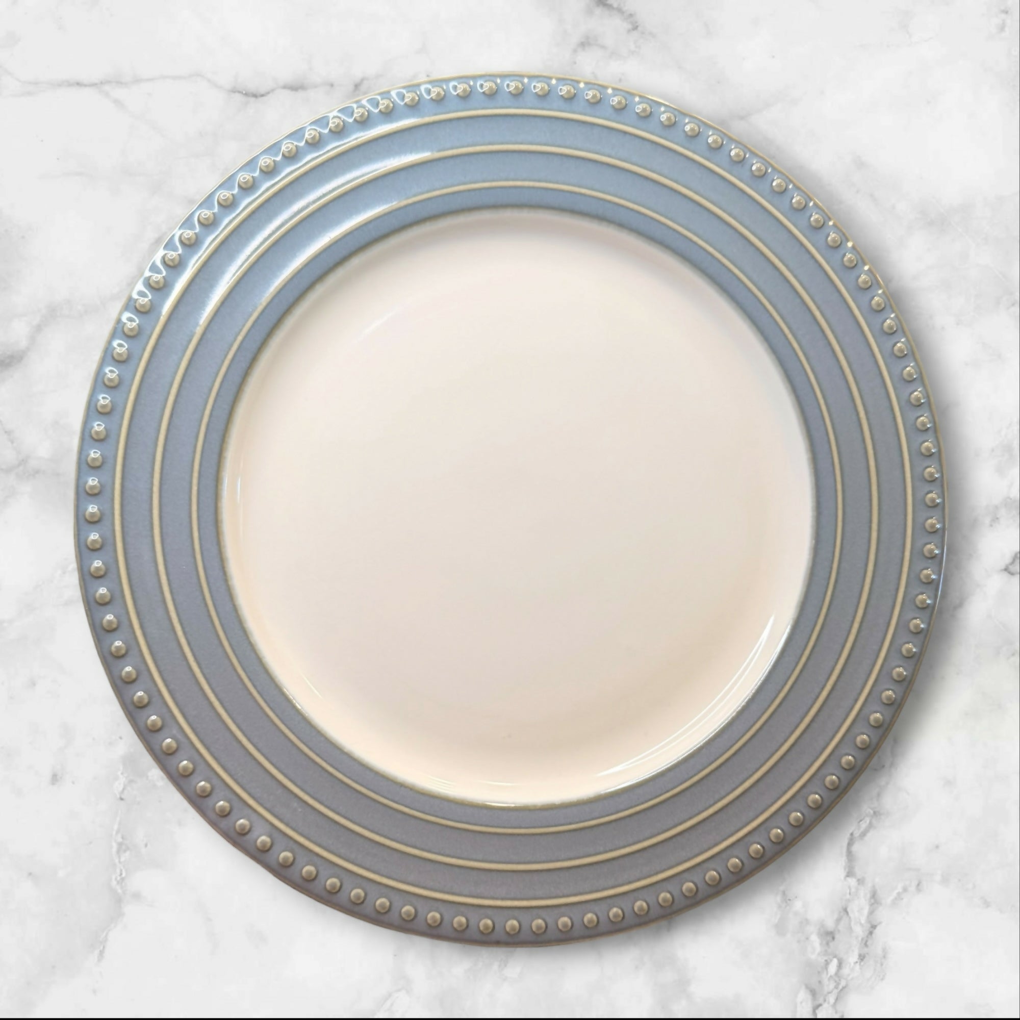 Dansk Reactic Slate Blue Dinner Plates | Set of 3 | Excellent Condition
